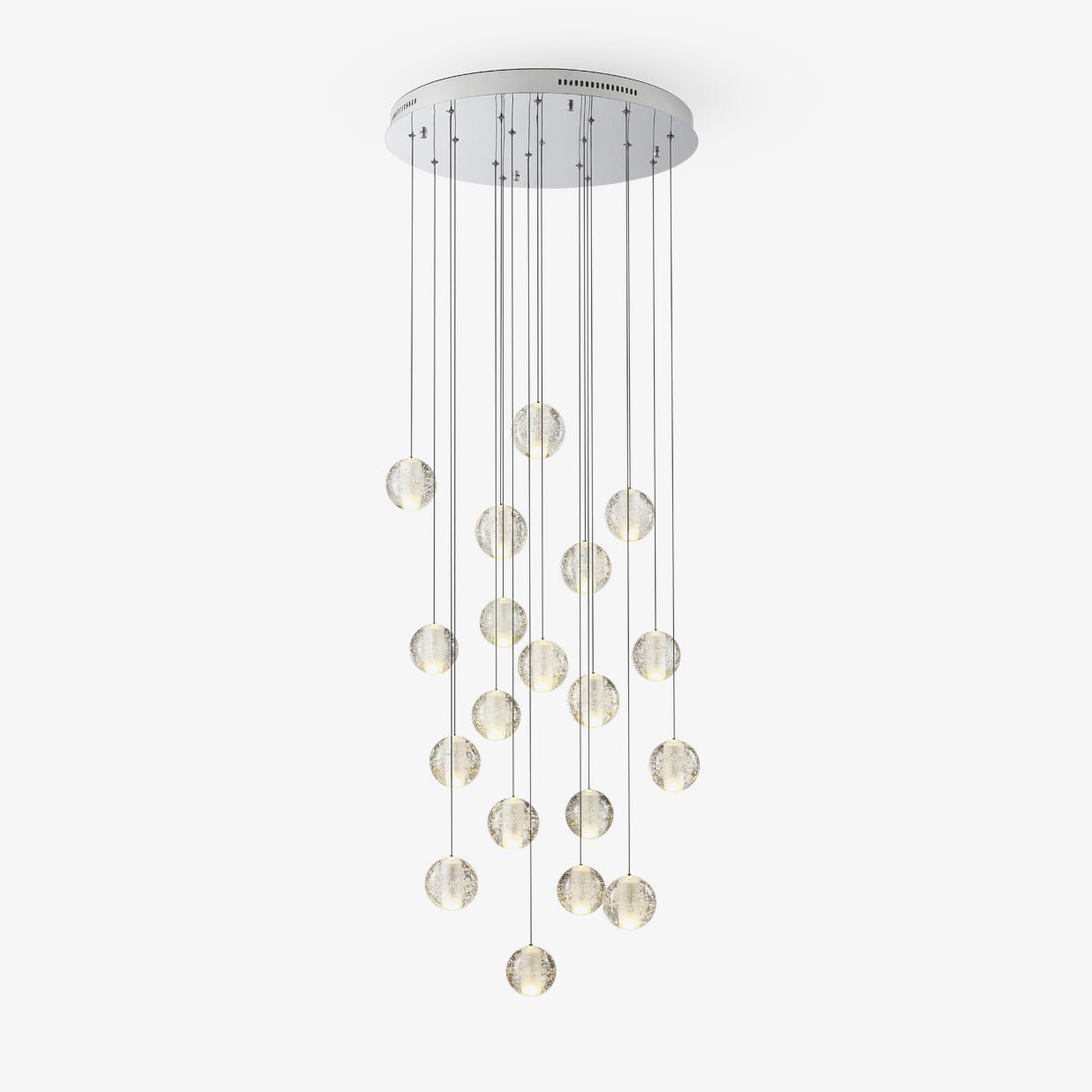 Crystal Bubbles Balls Pendant Lamp-Neutral Decor