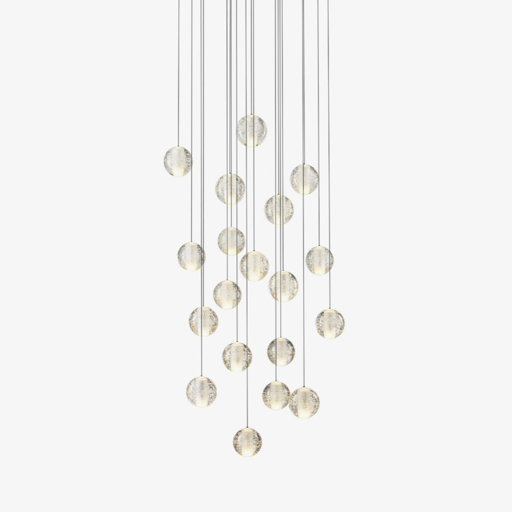 Crystal Bubbles Balls Pendant Lamp-Neutral Decor