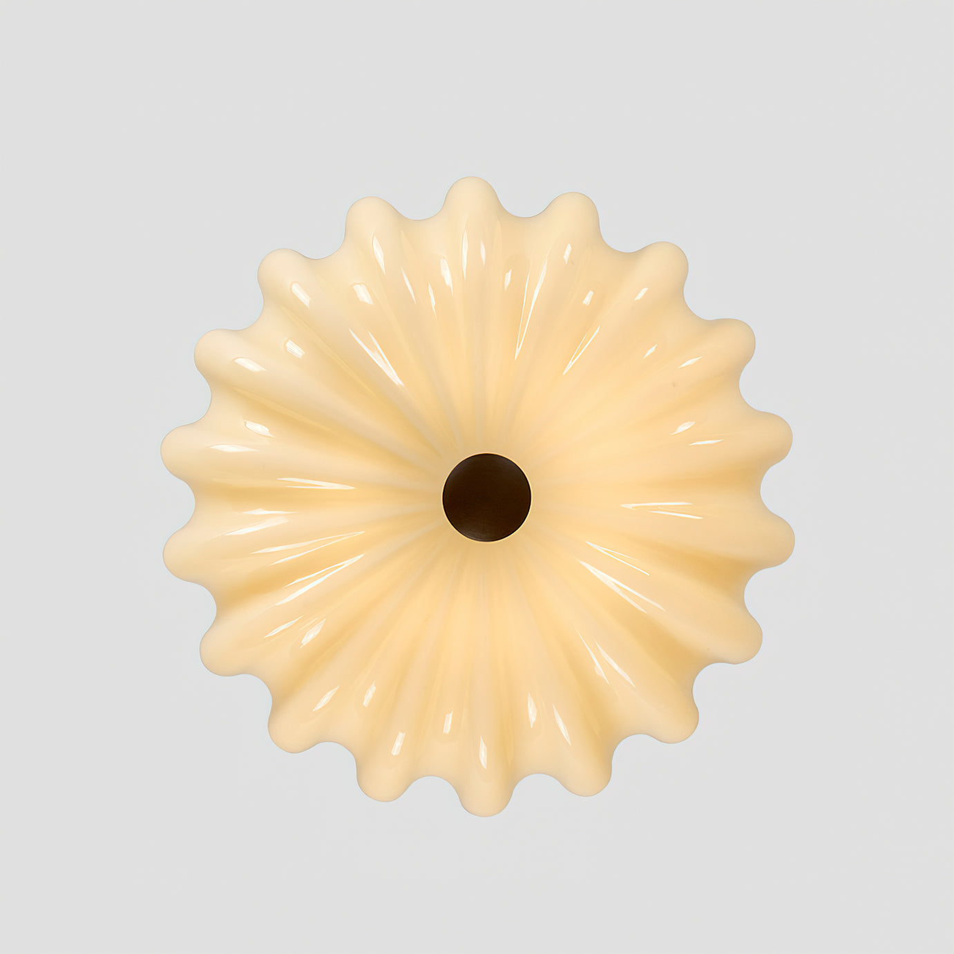 The cream color finish option of the Bofea Ceiling Lamp.