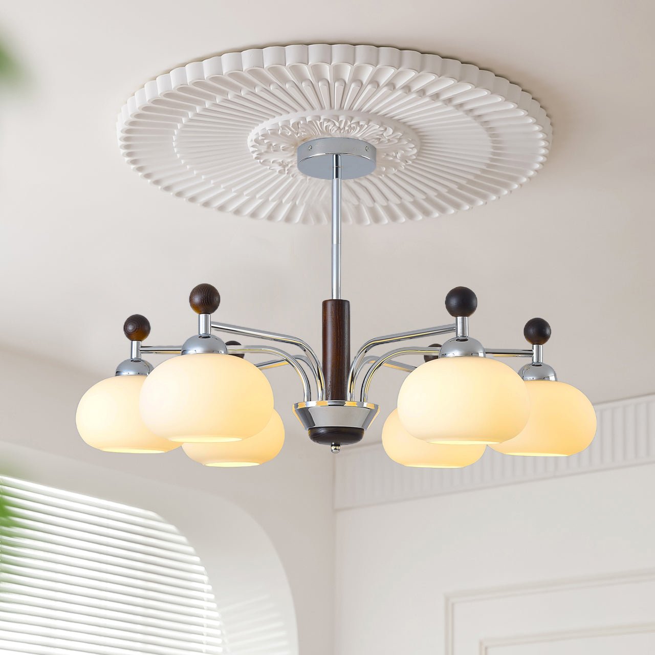 Aurora Chandelier Multi Arm Modern-Neutral Decor