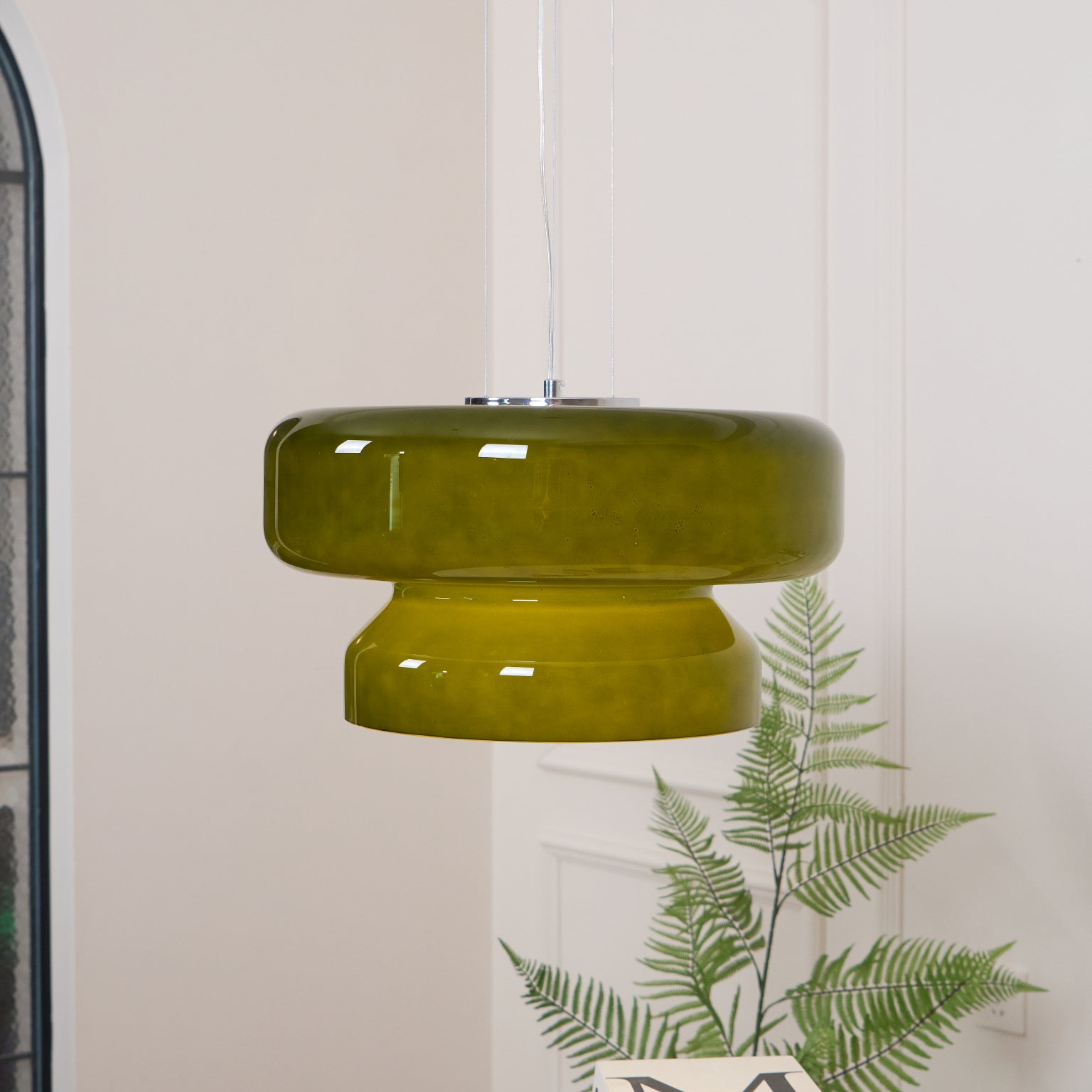 Zerithce Glass Modern Minimalist Pendant Lamp-Neutral Decor