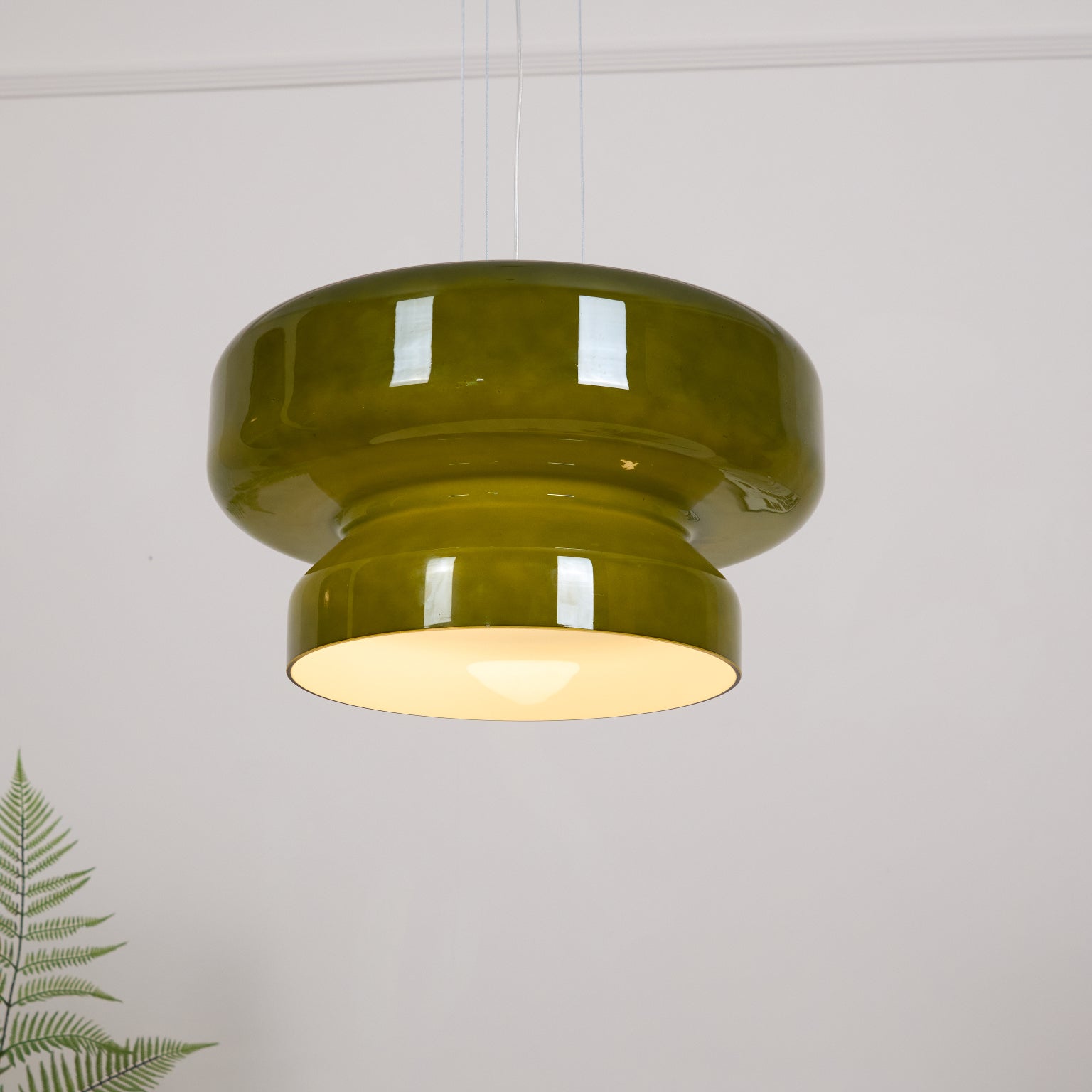 Zerithce Glass Modern Minimalist Pendant Lamp-Neutral Decor