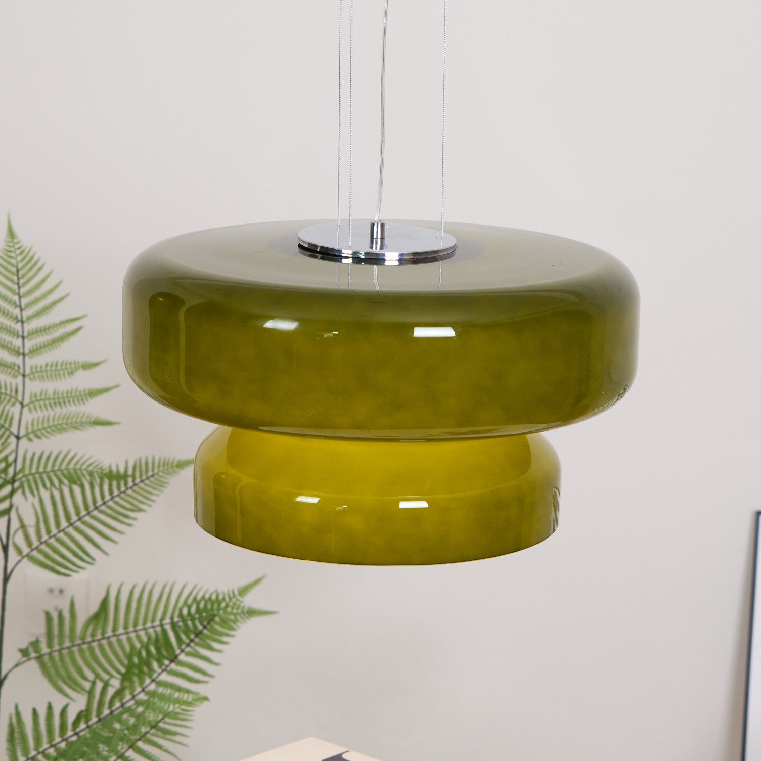 Zerithce Glass Modern Minimalist Pendant Lamp-Neutral Decor
