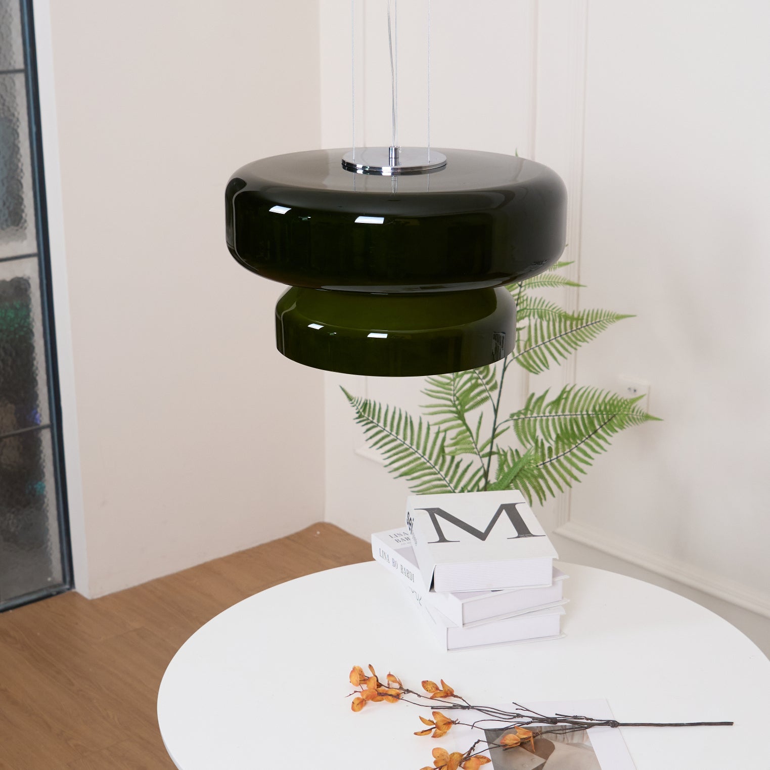 Zerithce Glass Modern Minimalist Pendant Lamp-Neutral Decor