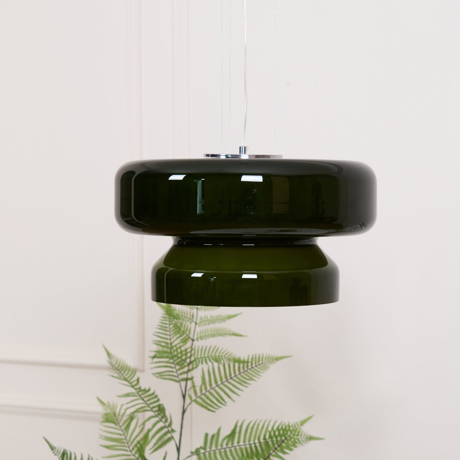 Zerithce Glass Modern Minimalist Pendant Lamp-Neutral Decor
