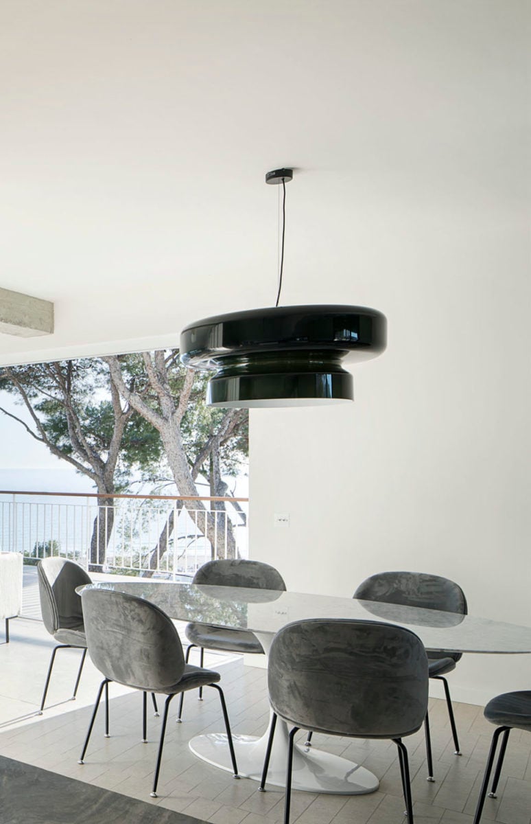Zerithce Glass Modern Minimalist Pendant Lamp-Neutral Decor