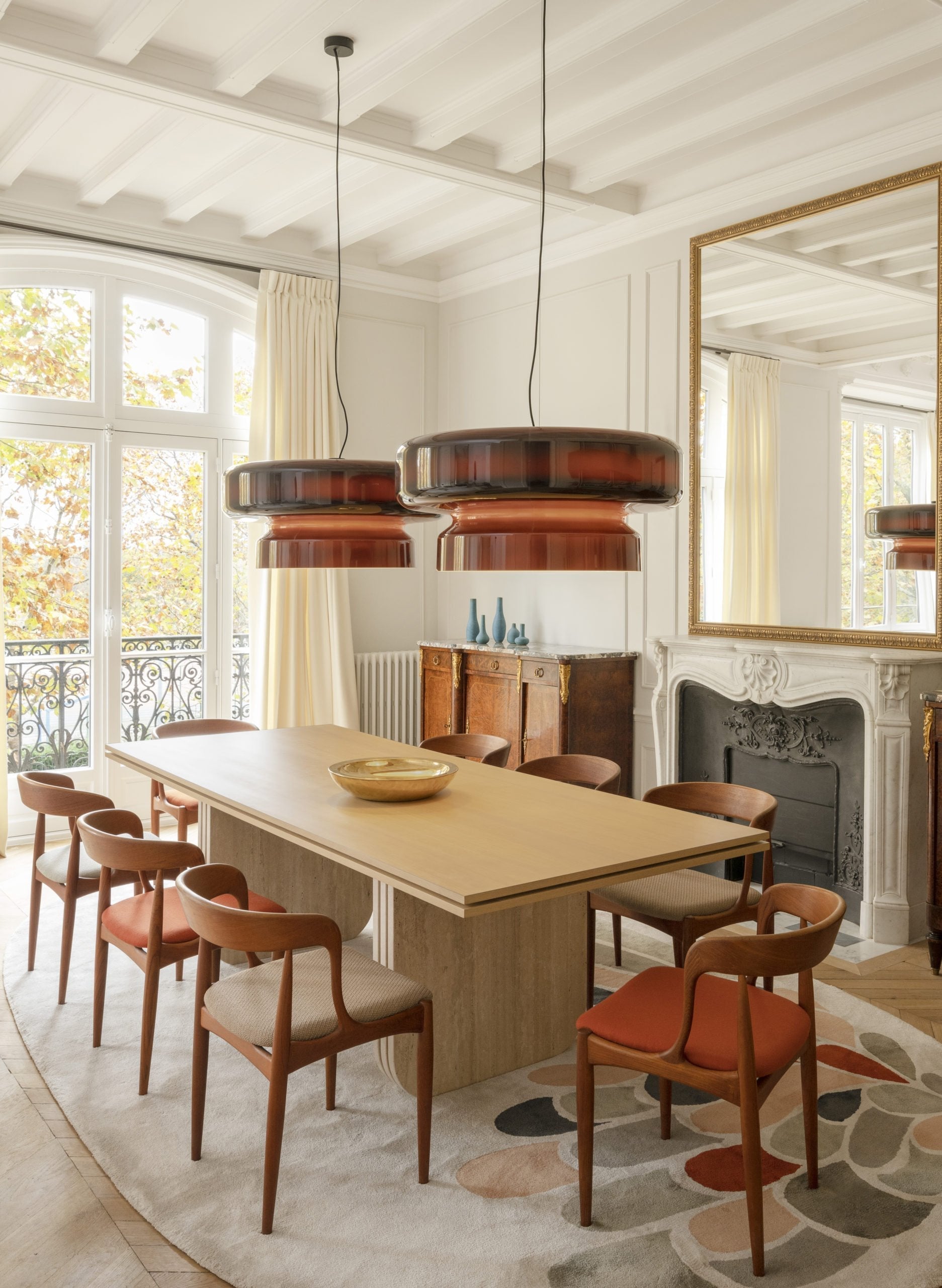 Zerithce Glass Modern Minimalist Pendant Lamp-Neutral Decor
