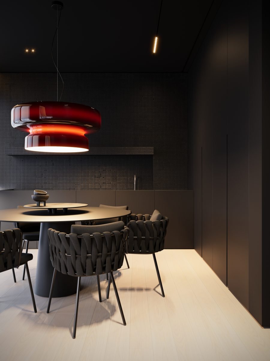 Zerithce Glass Modern Minimalist Pendant Lamp-Neutral Decor