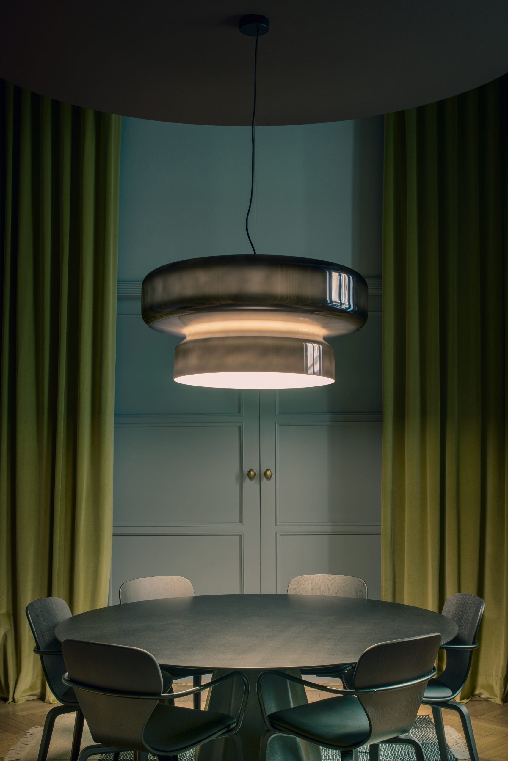 Zerithce Glass Modern Minimalist Pendant Lamp-Neutral Decor