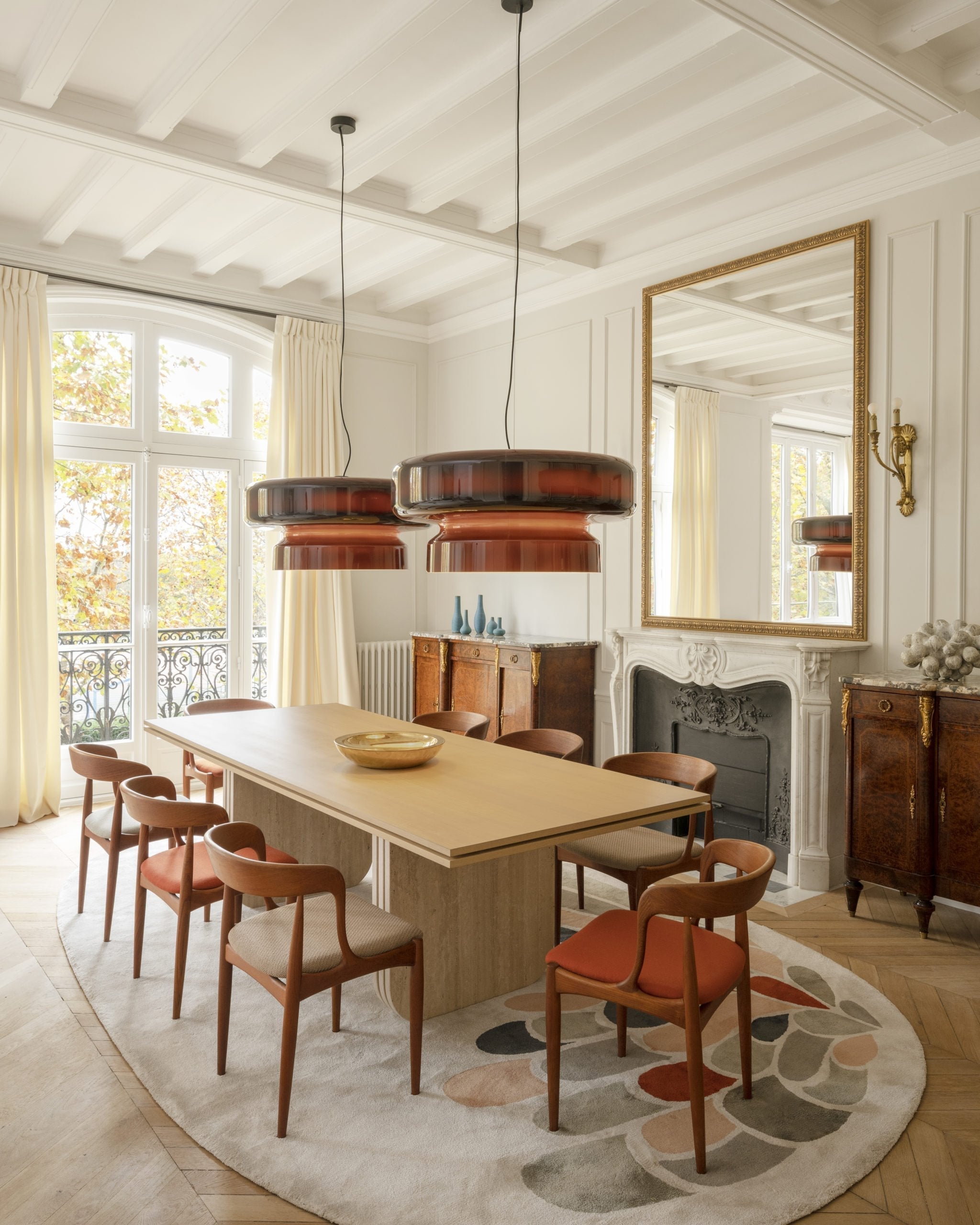 Zerithce Glass Modern Minimalist Pendant Lamp-Neutral Decor