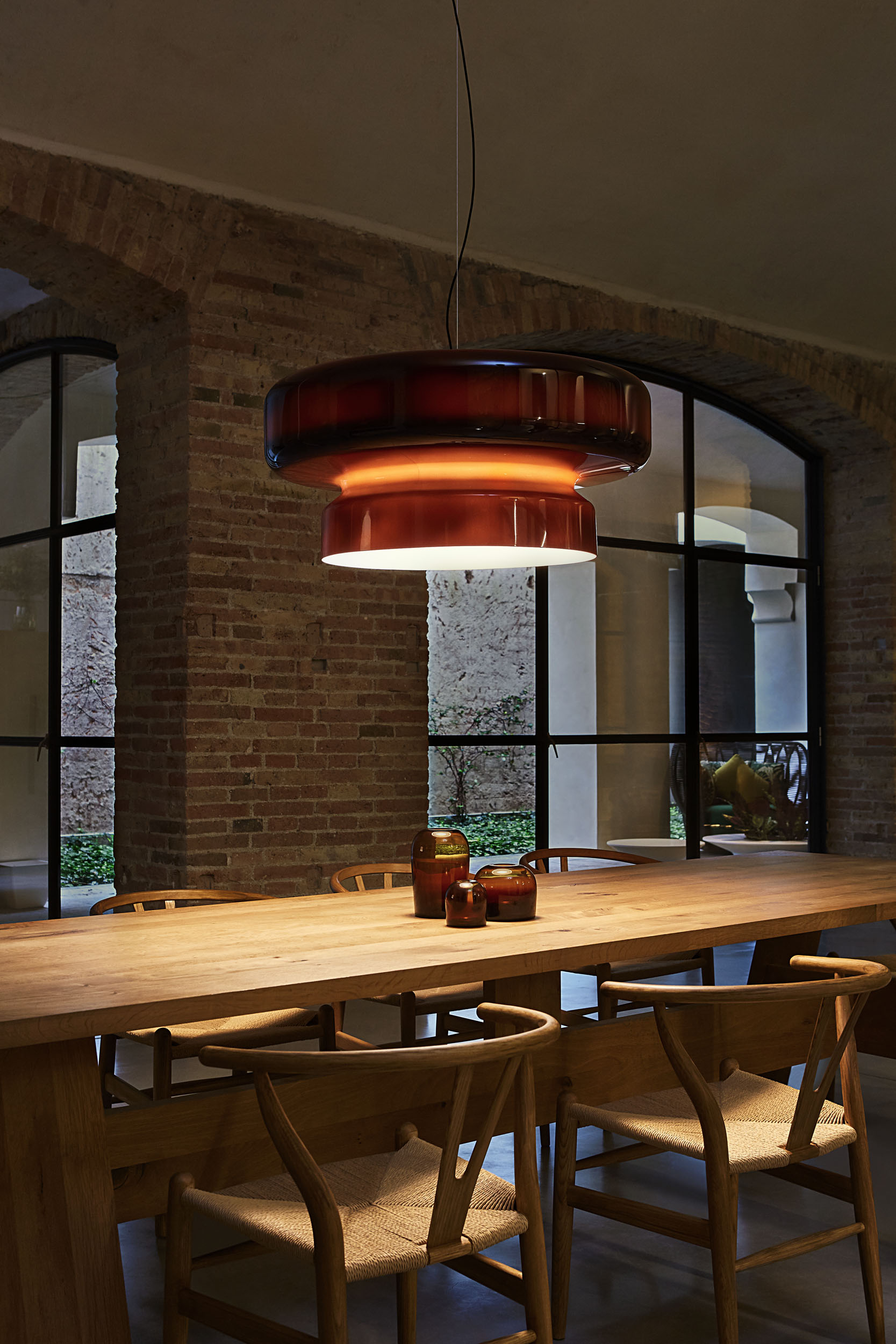 Zerithce Glass Modern Minimalist Pendant Lamp-Neutral Decor