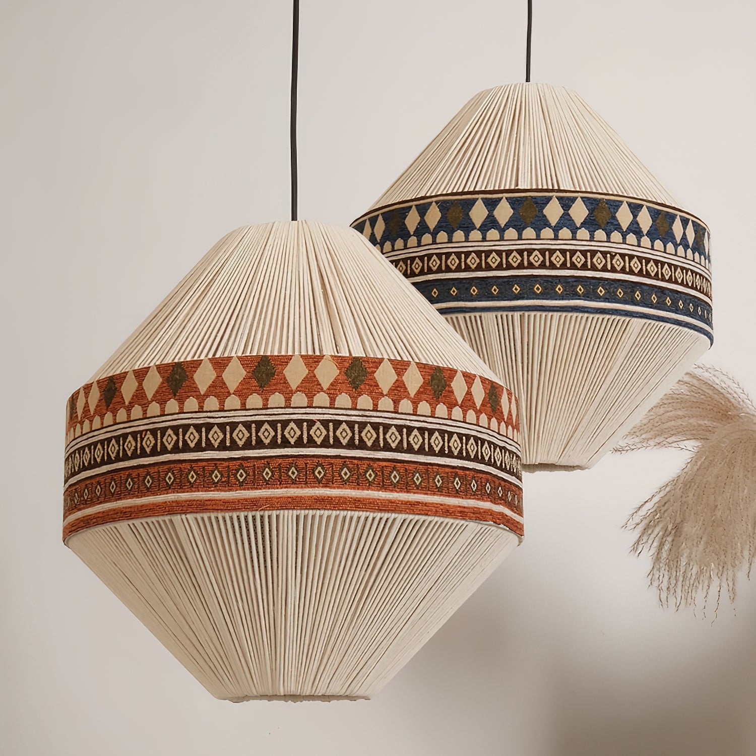 Calyce Fabric Cozy Pendant Lamp-Neutral Decor