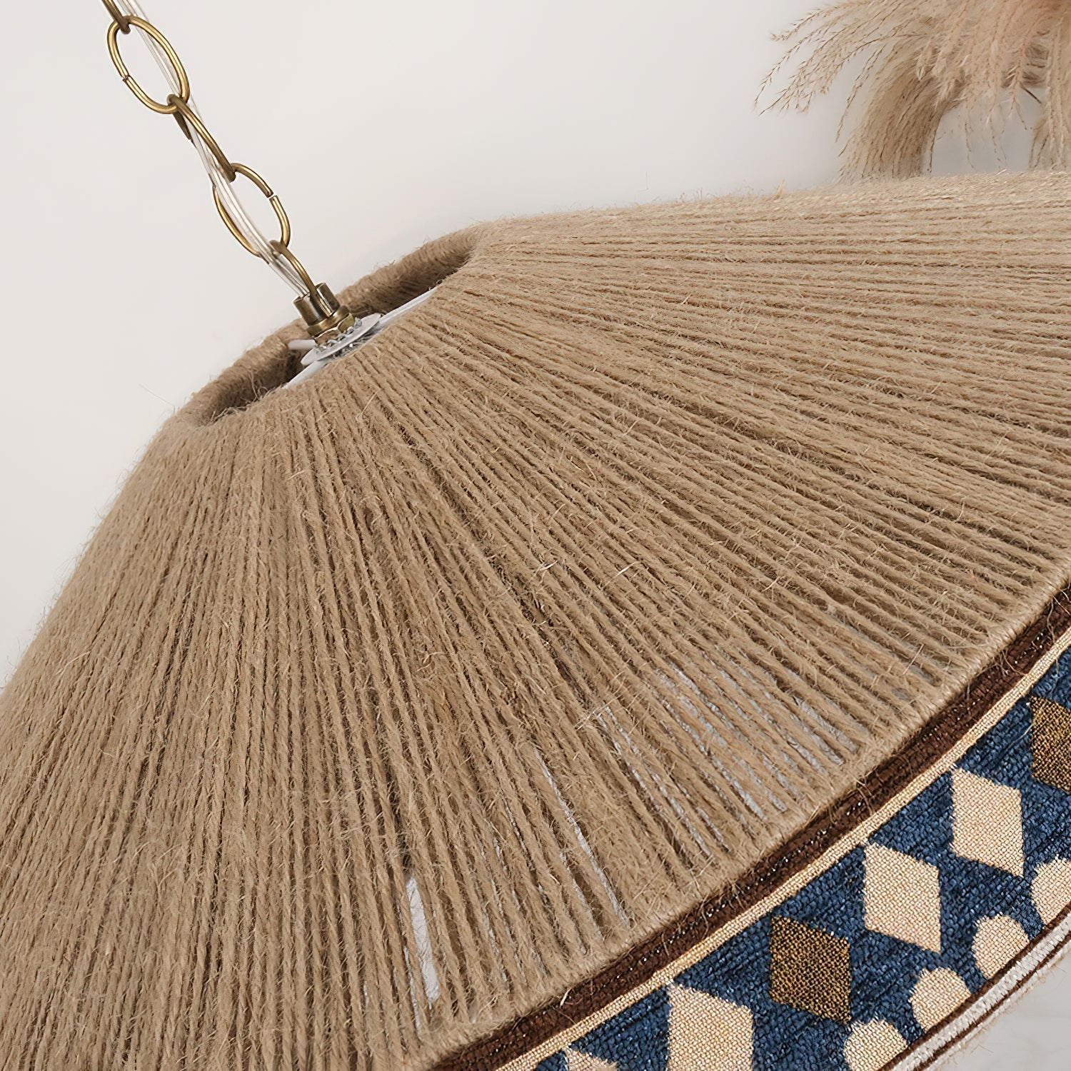 Calyce Fabric Cozy Pendant Lamp-Neutral Decor