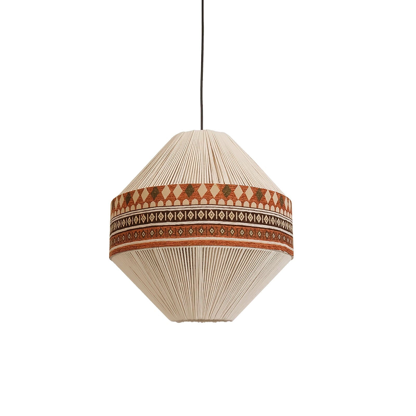 Calyce Fabric Cozy Pendant Lamp-Neutral Decor