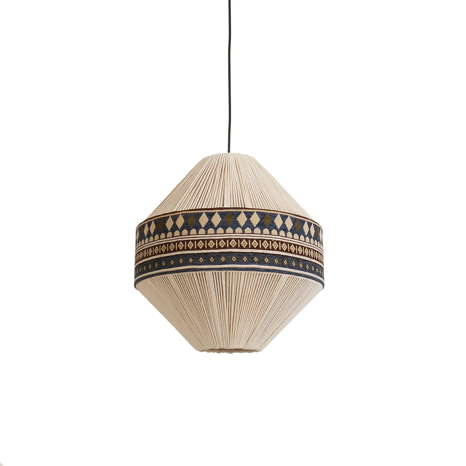 Calyce Fabric Cozy Pendant Lamp-Neutral Decor