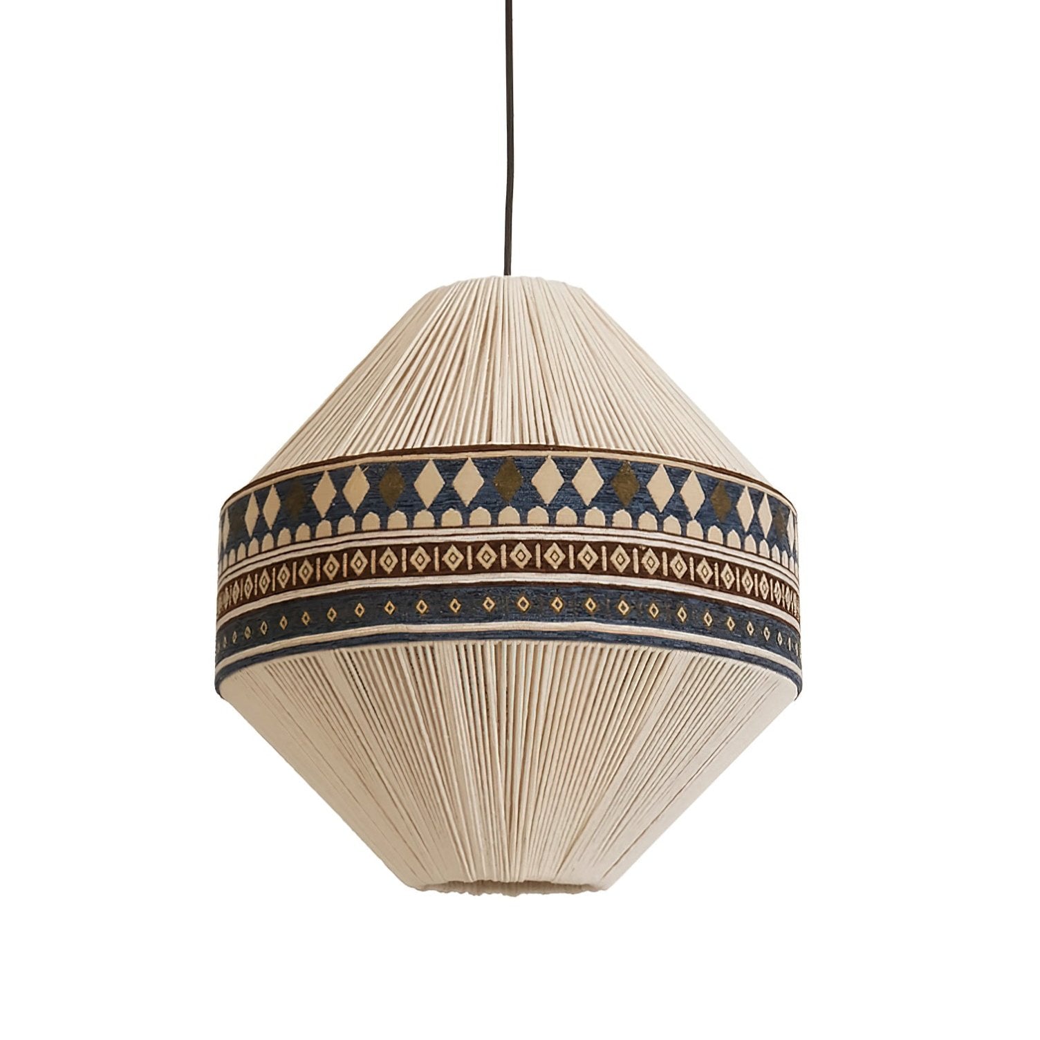 Calyce Fabric Cozy Pendant Lamp-Neutral Decor