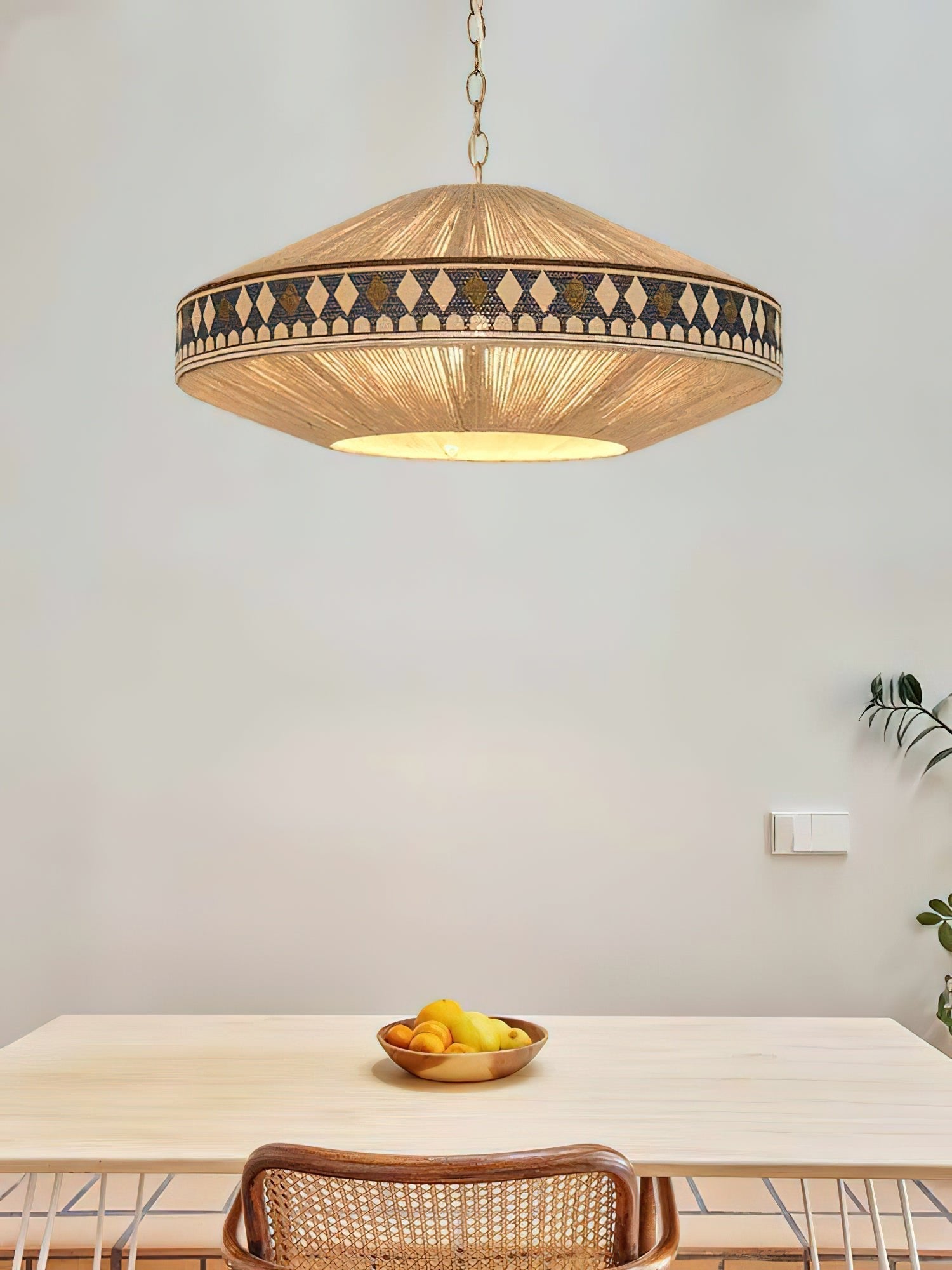 Calyce Fabric Cozy Pendant Lamp-Neutral Decor