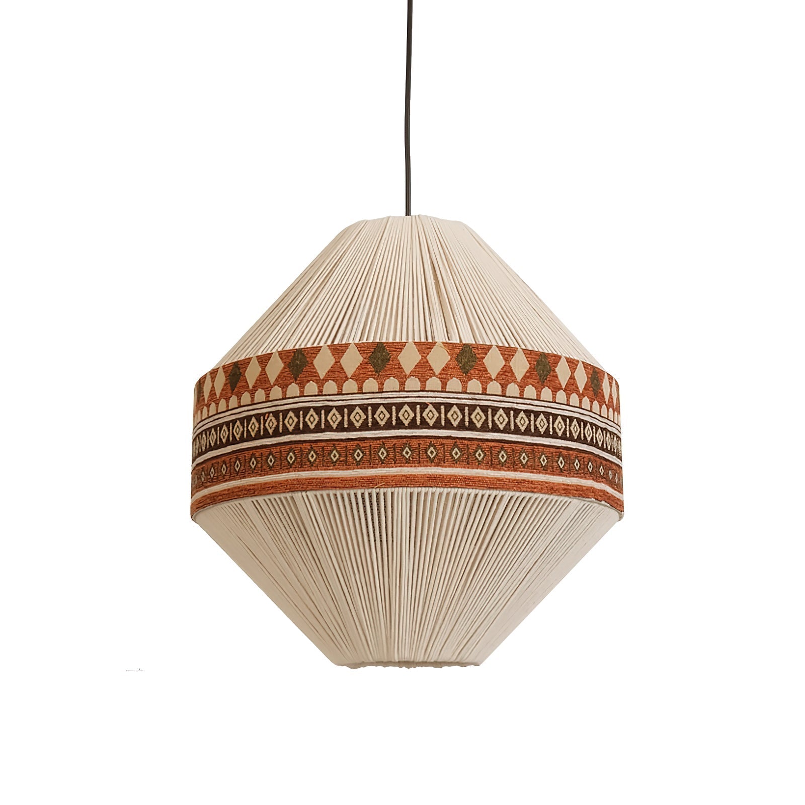 Calyce Fabric Cozy Pendant Lamp-Neutral Decor