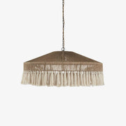 Ohev Hemp Rope Pendant Light-Neutral Decor