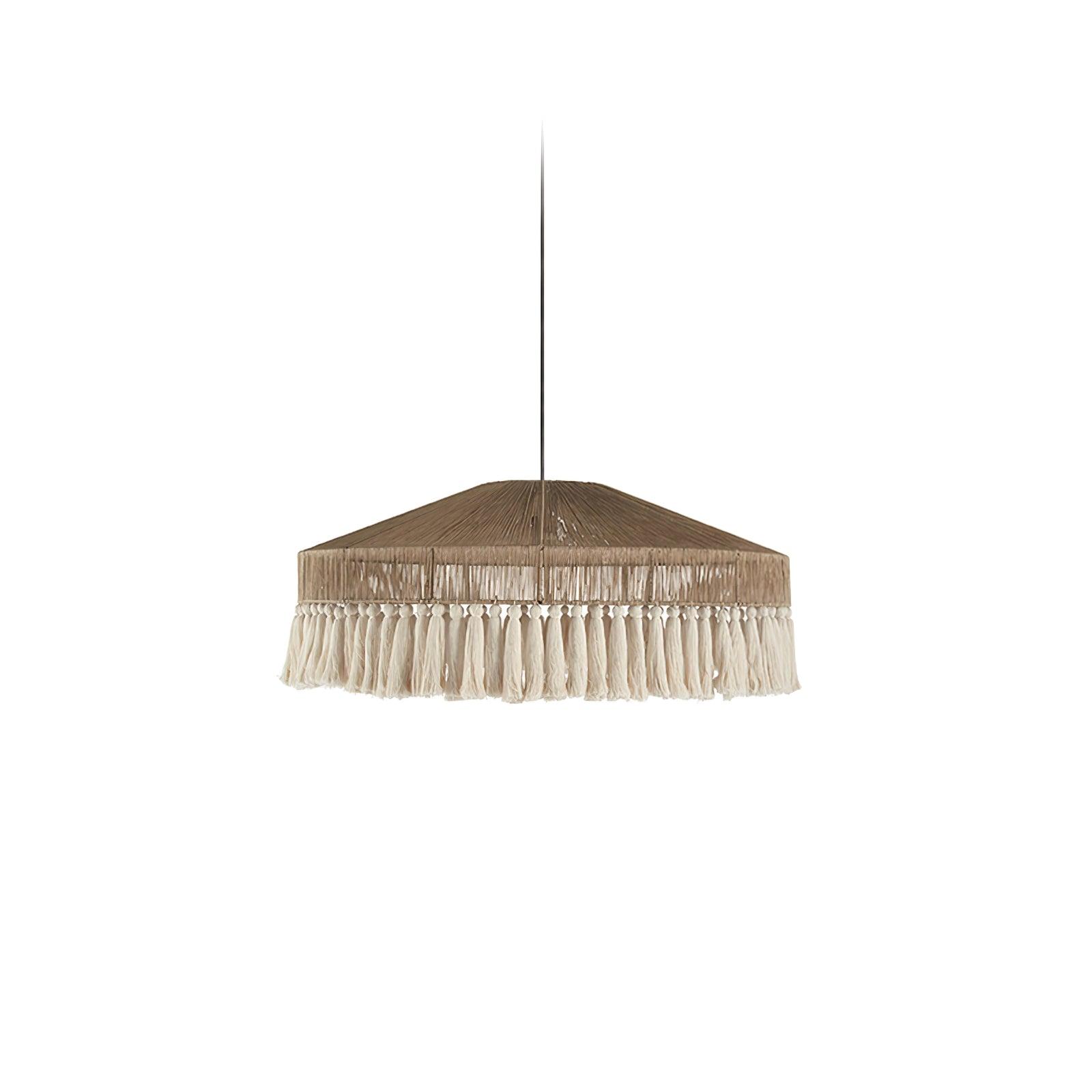 Ohev Hemp Rope Pendant Light-Neutral Decor