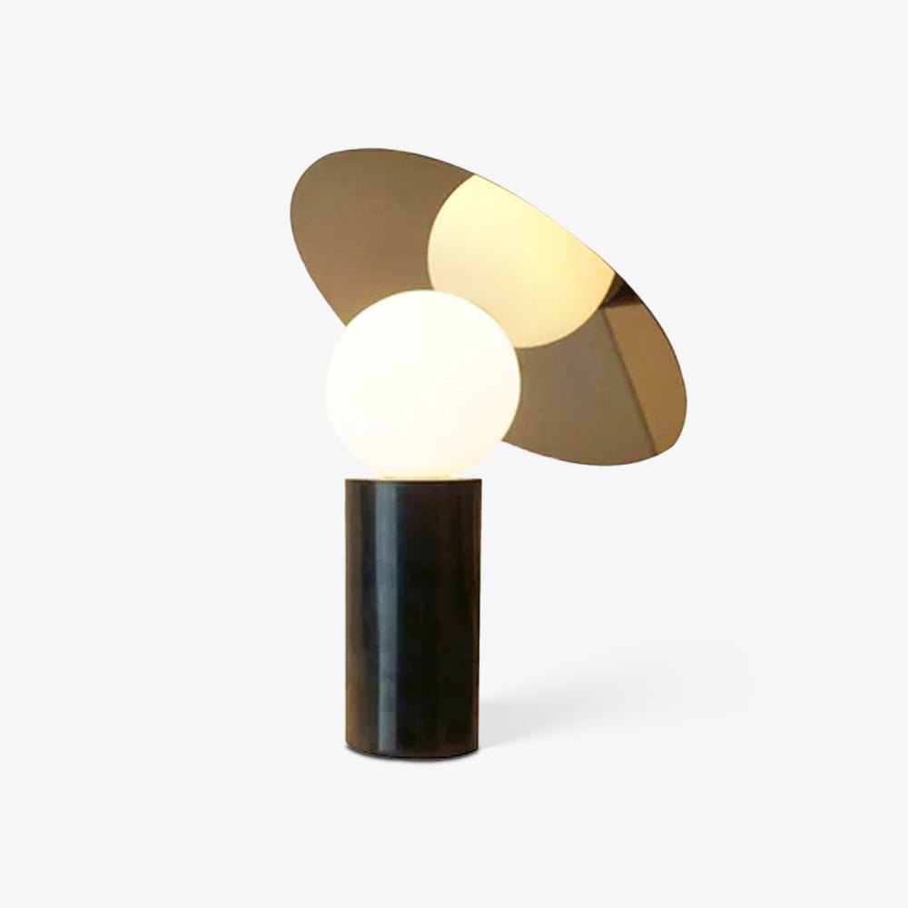 Dila Minimalist Marble Table Lamp-Neutral Decor