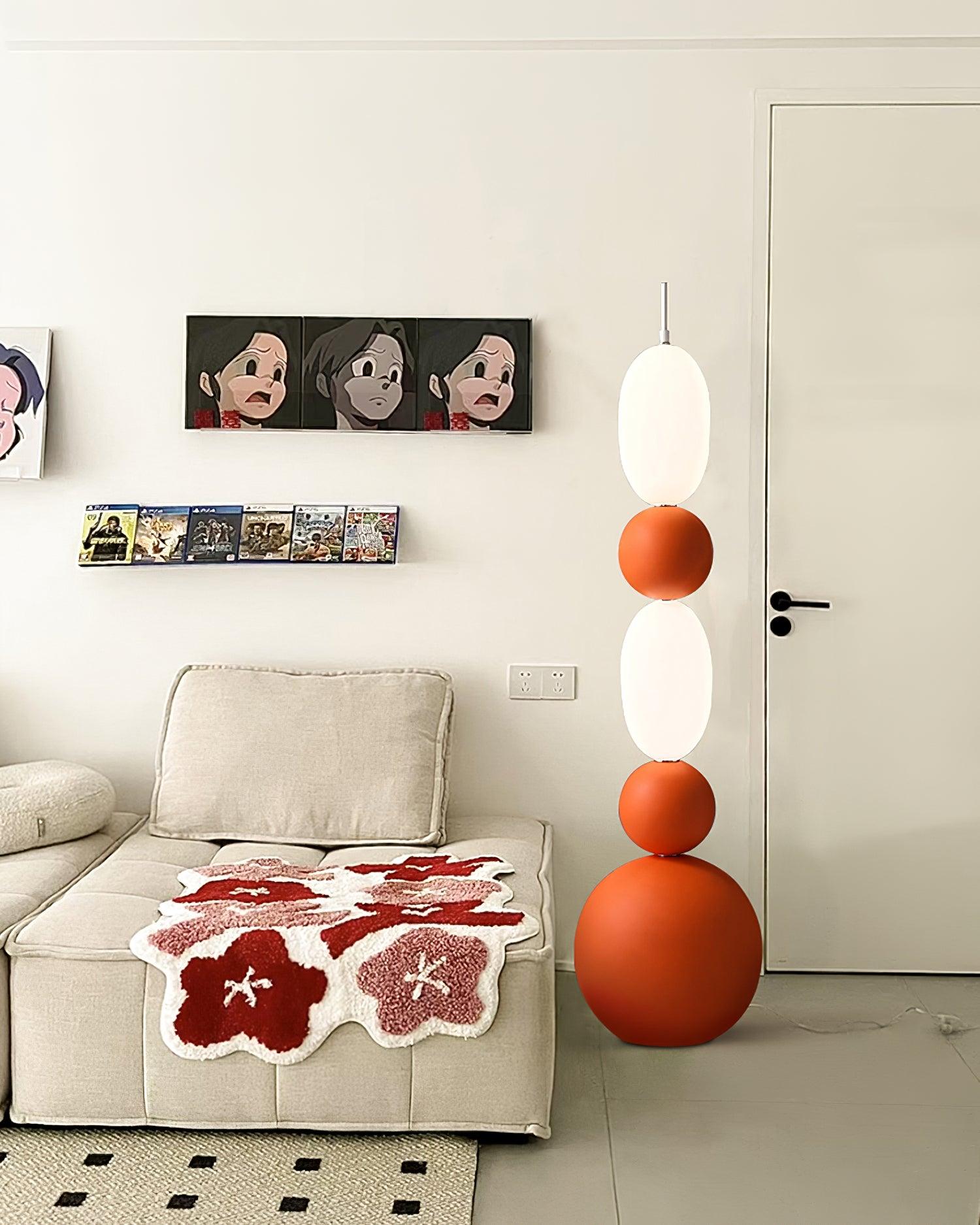 Ullen Playful Artistic Floor Lamp-Neutral Decor