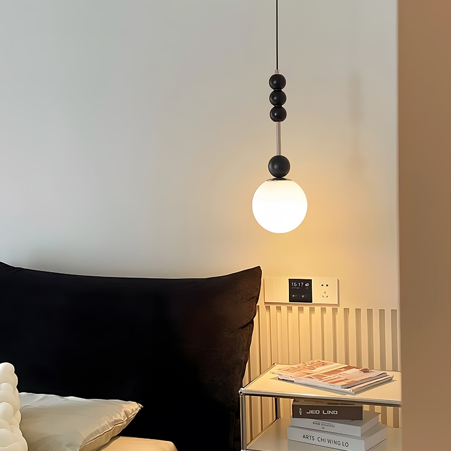 Miraleth Minimalist Wood Pendant Lamp-Neutral Decor