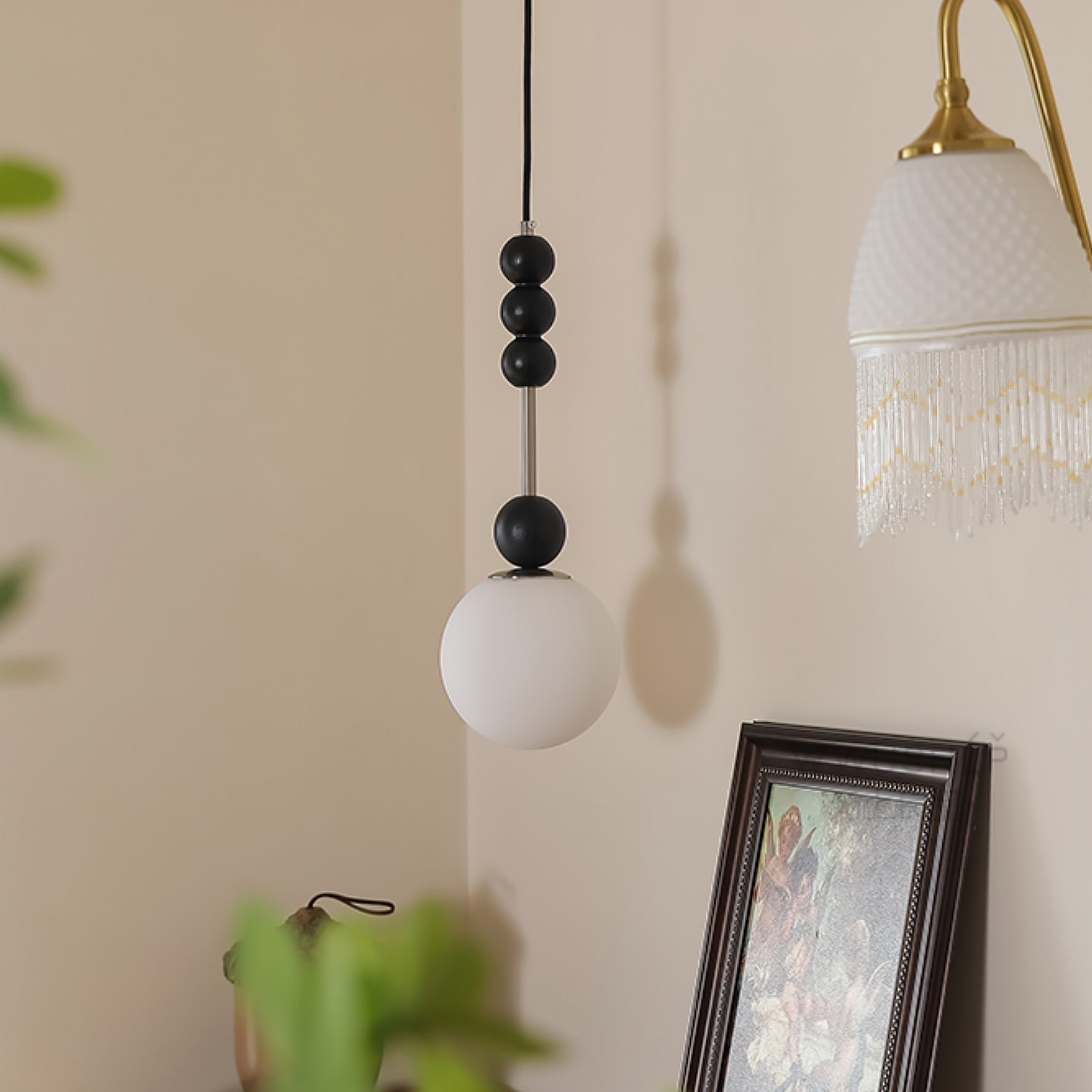 Miraleth Minimalist Wood Pendant Lamp-Neutral Decor