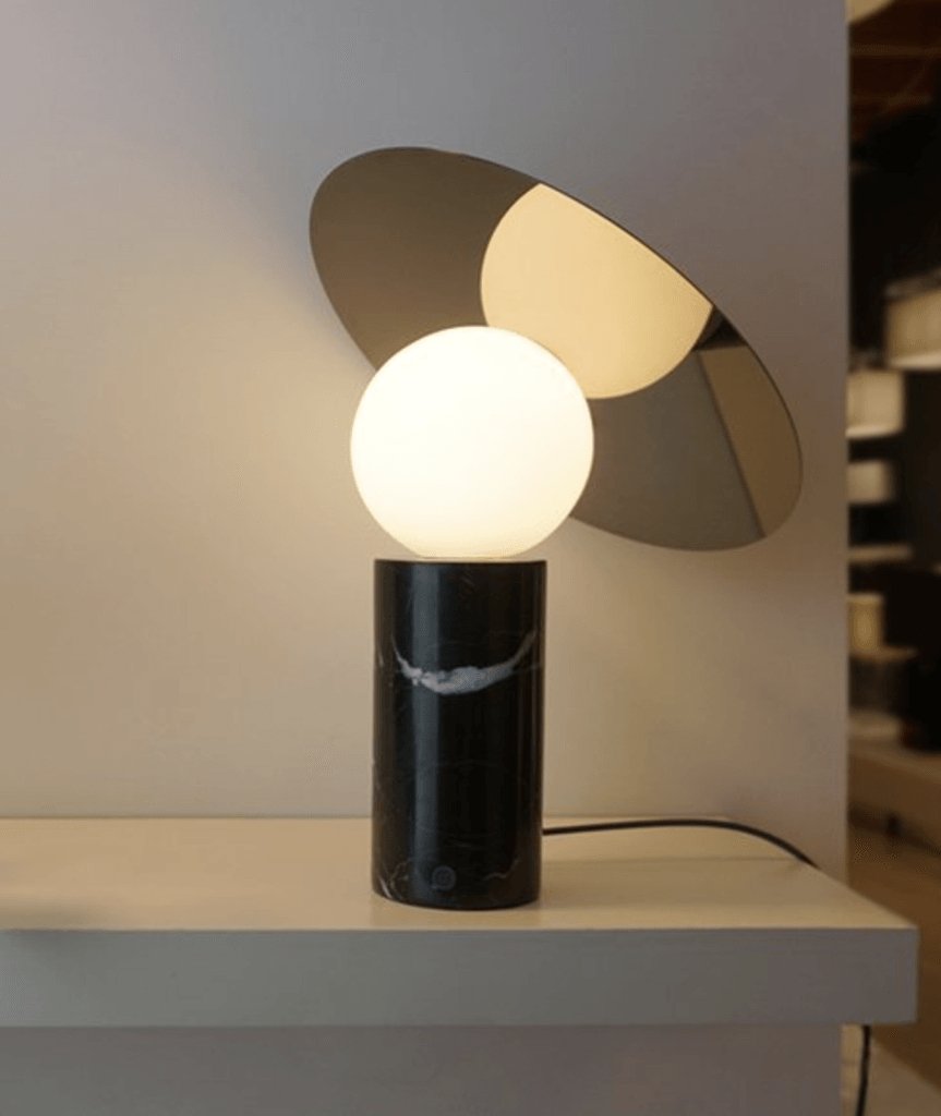 Dila Minimalist Marble Table Lamp-Neutral Decor