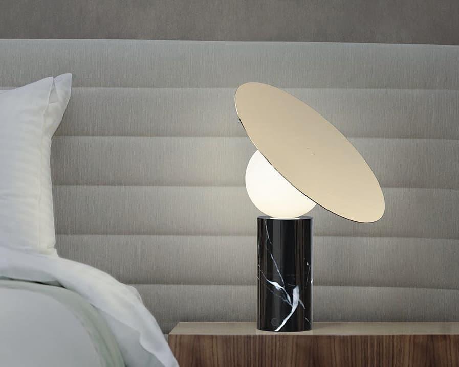 Dila Minimalist Marble Table Lamp-Neutral Decor