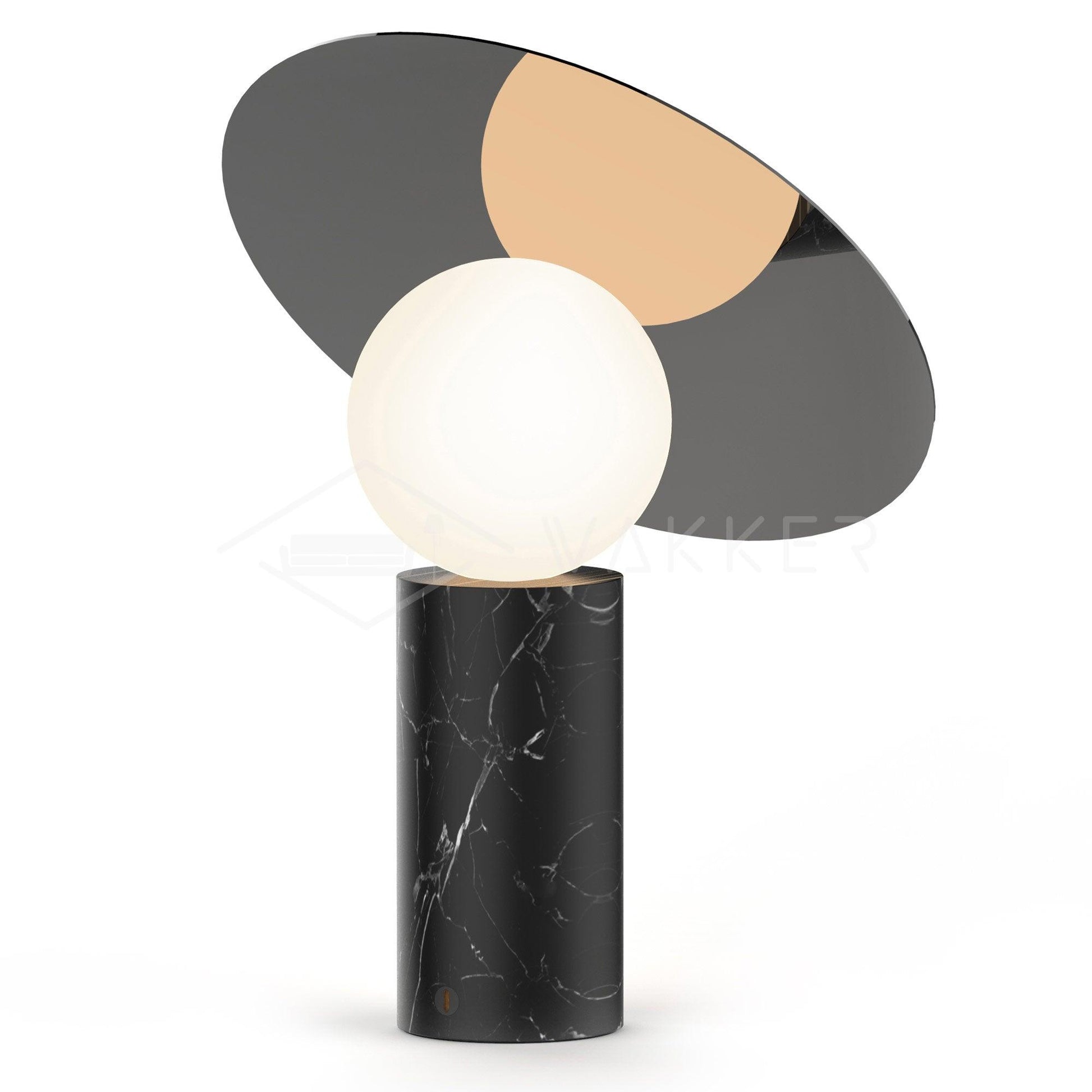 Dila Minimalist Marble Table Lamp-Neutral Decor