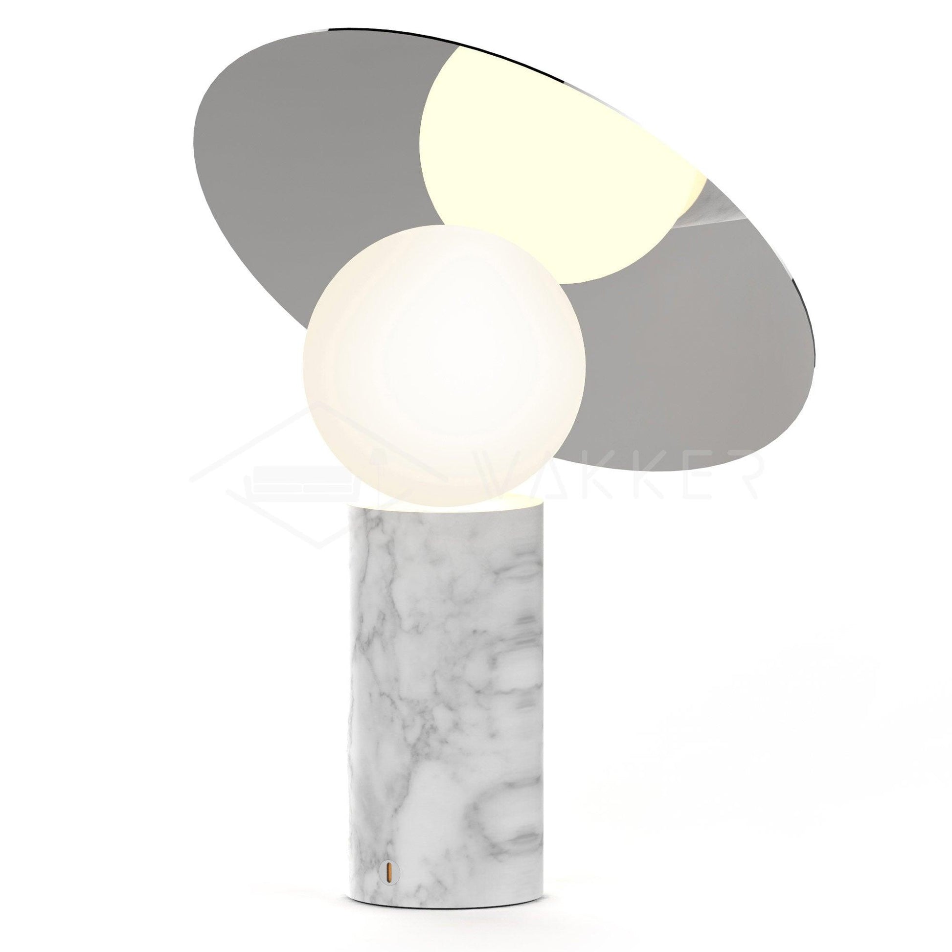 Dila Minimalist Marble Table Lamp-Neutral Decor