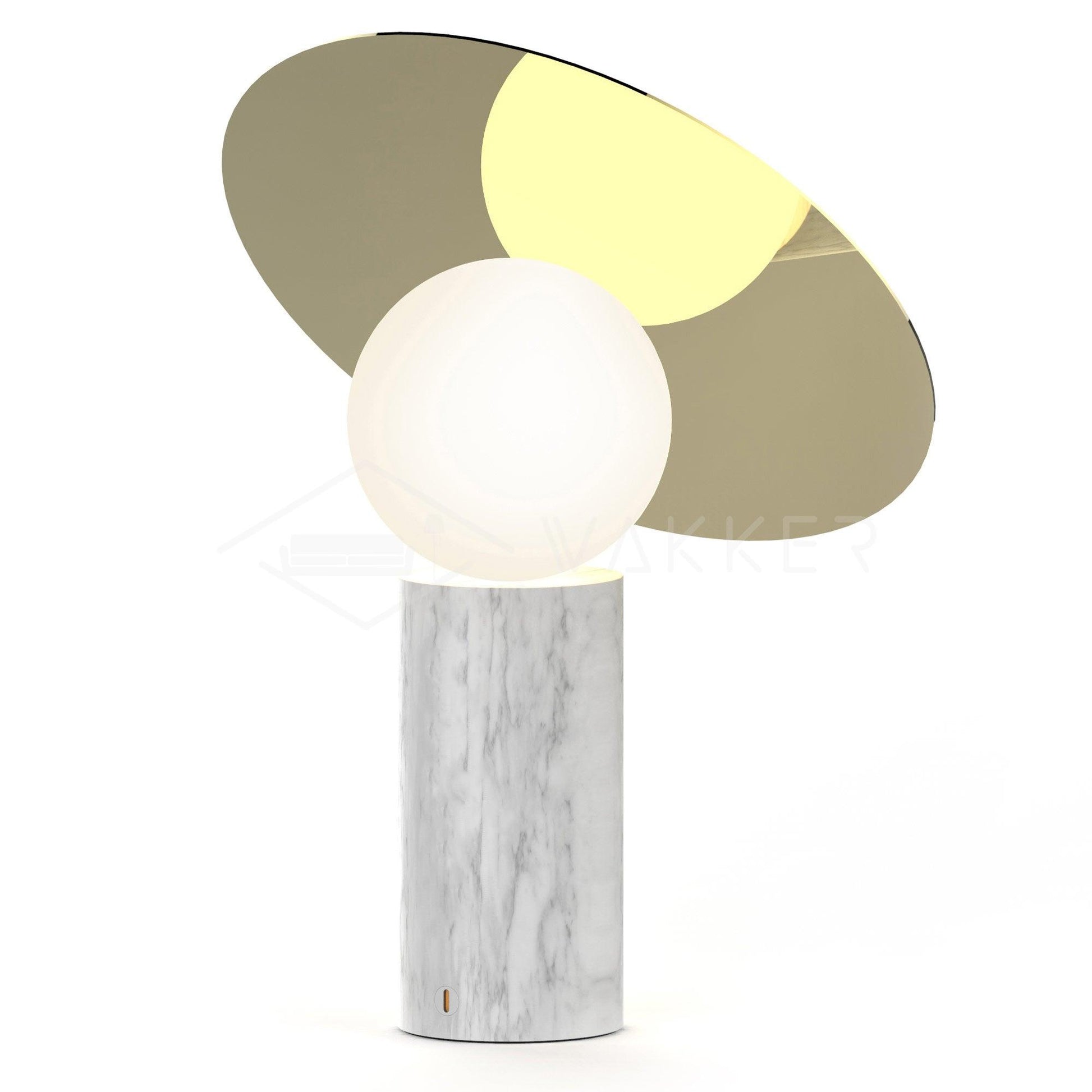 Dila Minimalist Marble Table Lamp-Neutral Decor