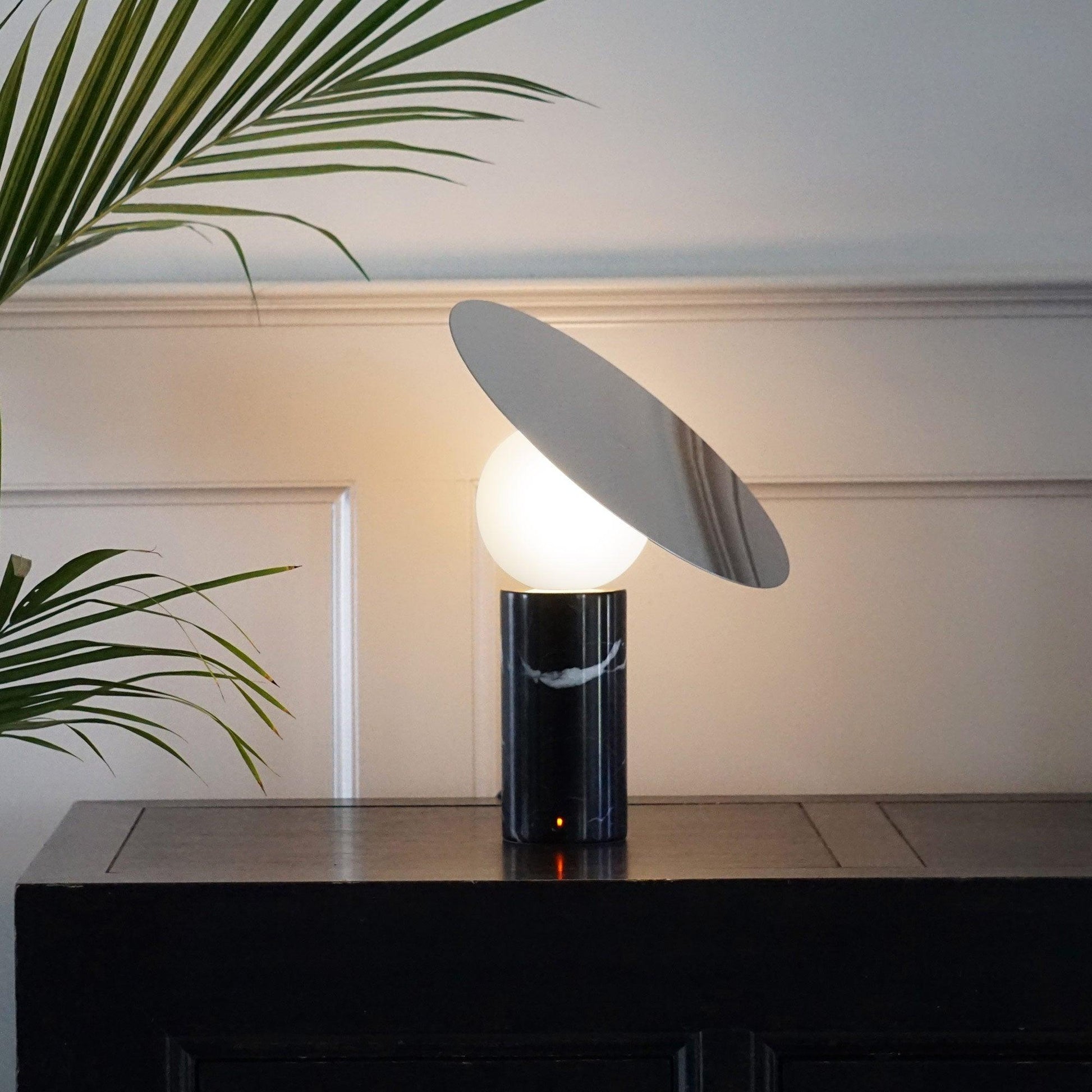 Dila Minimalist Marble Table Lamp-Neutral Decor