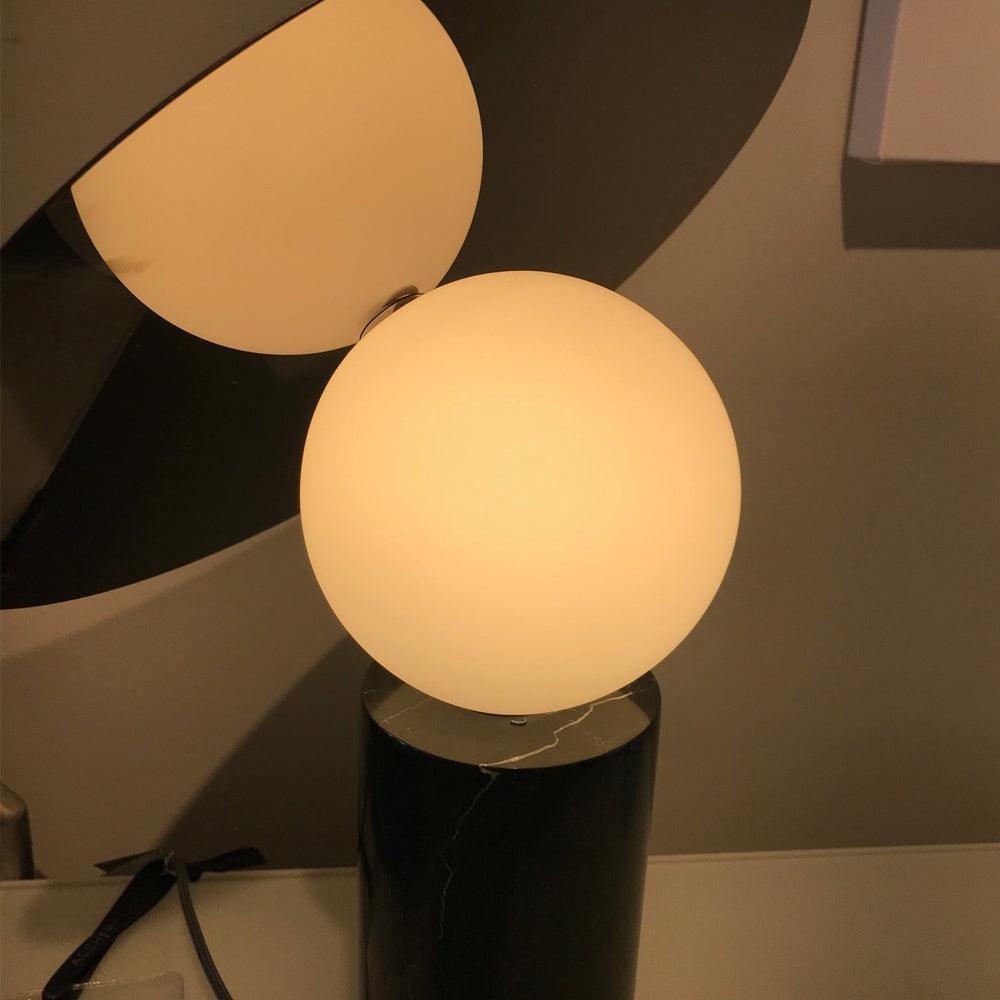 Dila Minimalist Marble Table Lamp-Neutral Decor