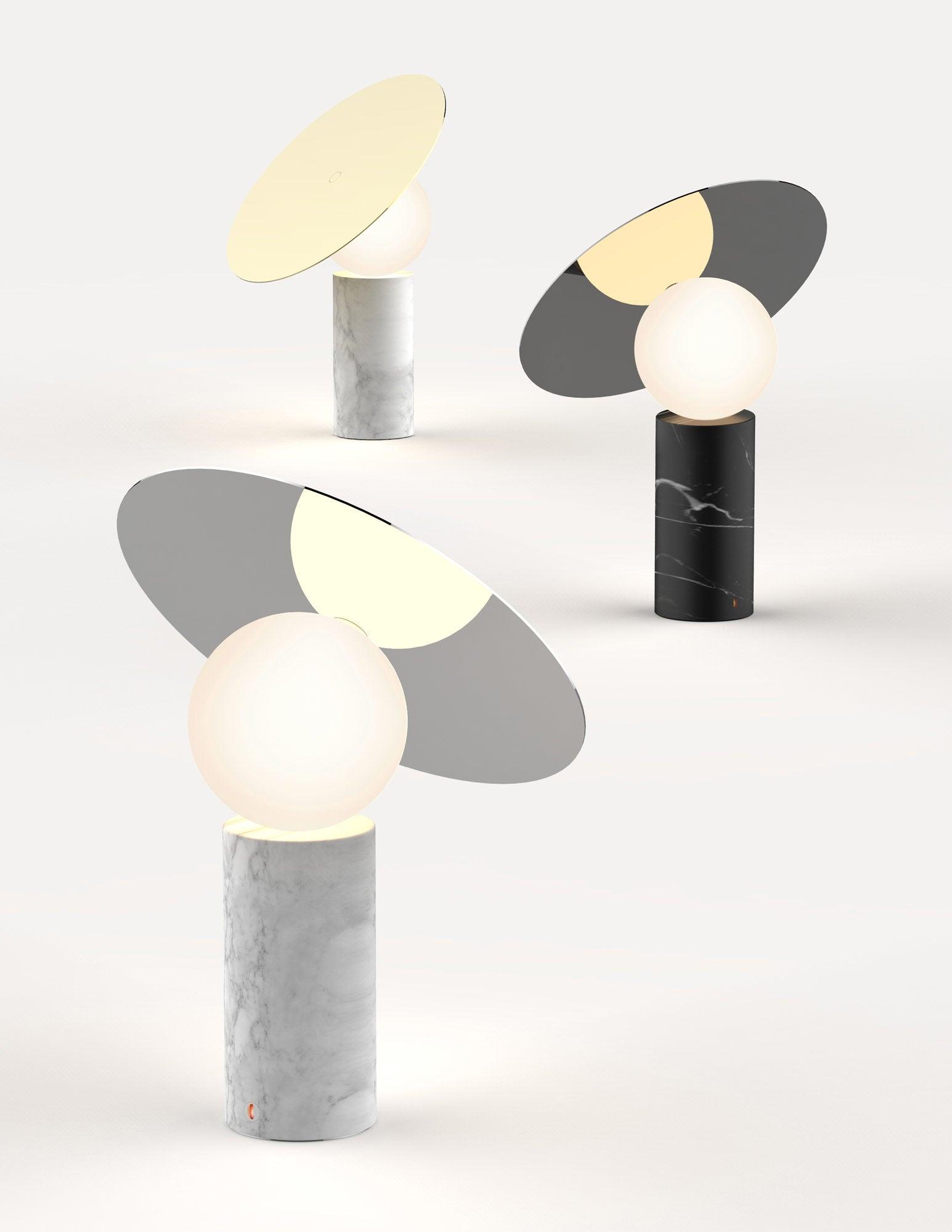 Dila Minimalist Marble Table Lamp-Neutral Decor