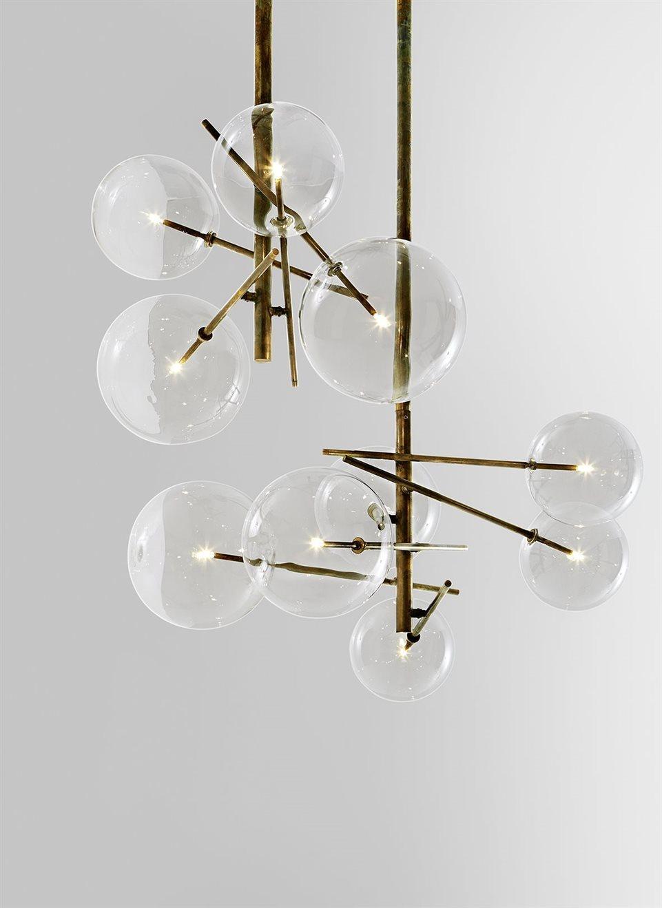 Aveno Chandelier LED Clear Crystal-Neutral Decor