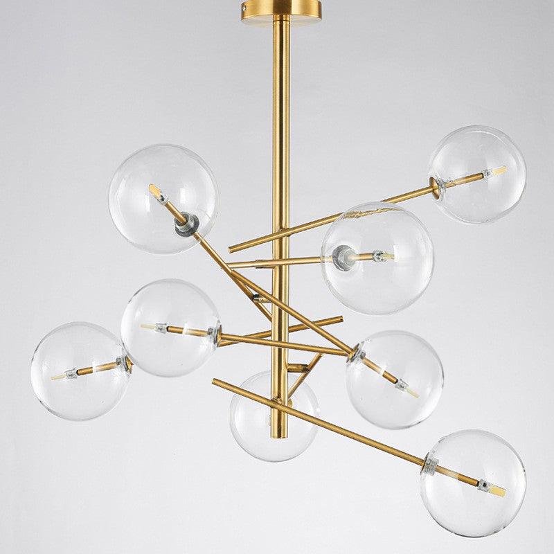 Aveno Chandelier LED Clear Crystal-Neutral Decor