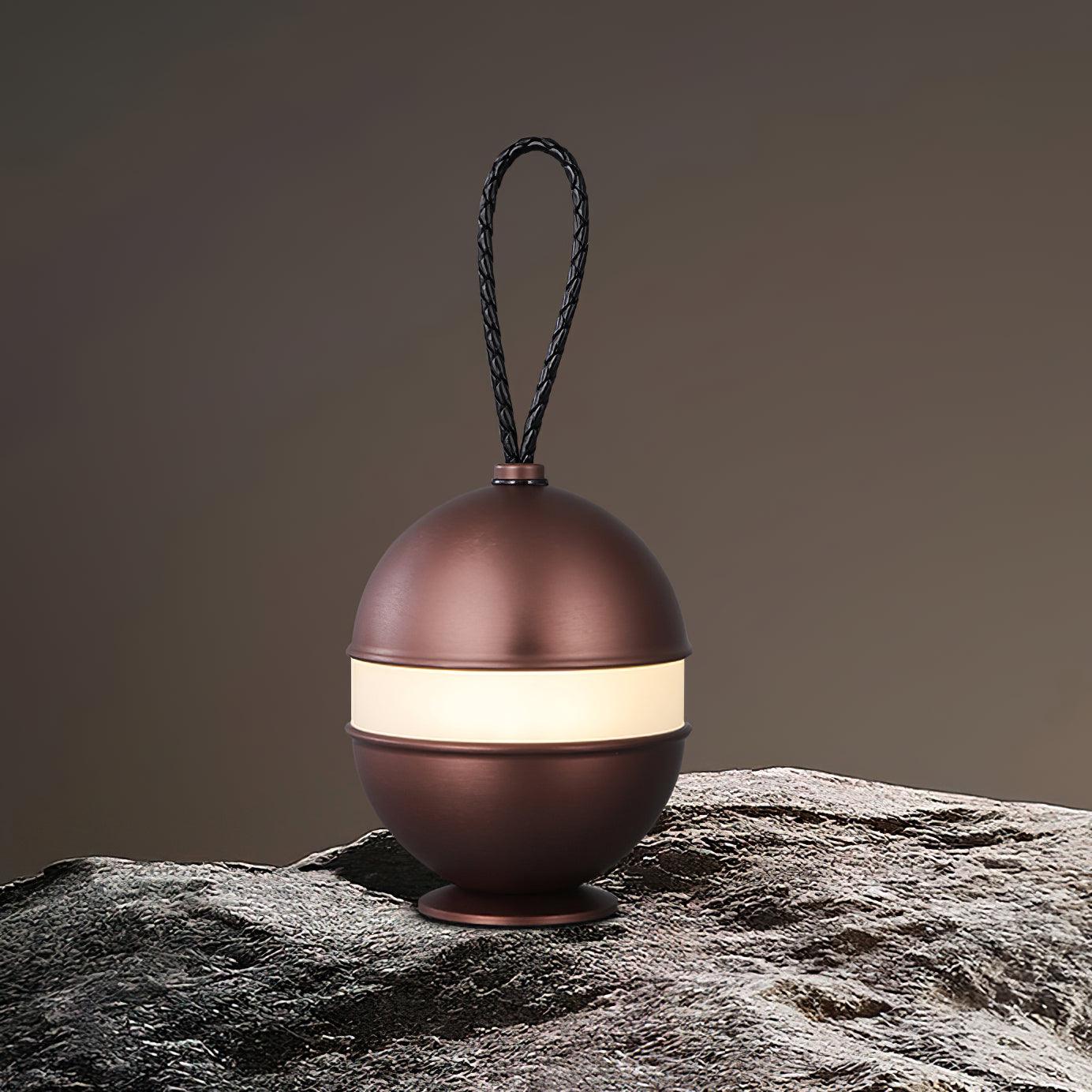 Orbitem Gold Aluminum Table Lamp-Neutral Decor
