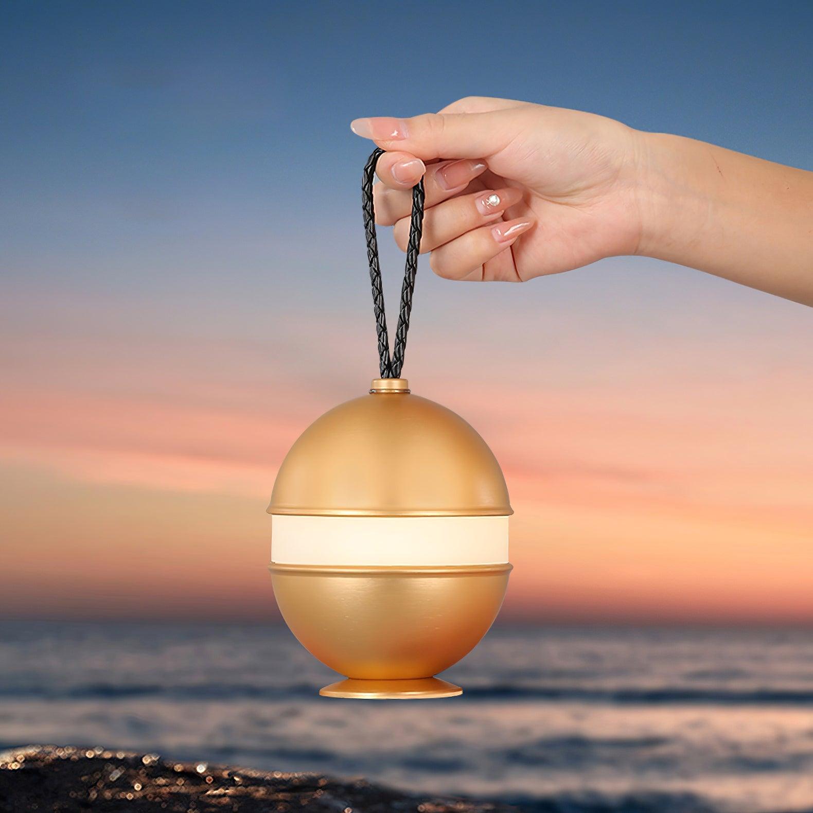 Orbitem Gold Aluminum Table Lamp-Neutral Decor