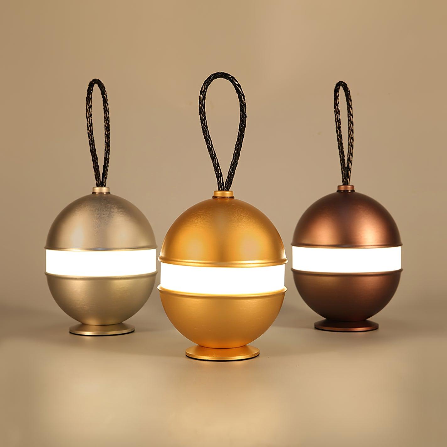 Orbitem Gold Aluminum Table Lamp-Neutral Decor