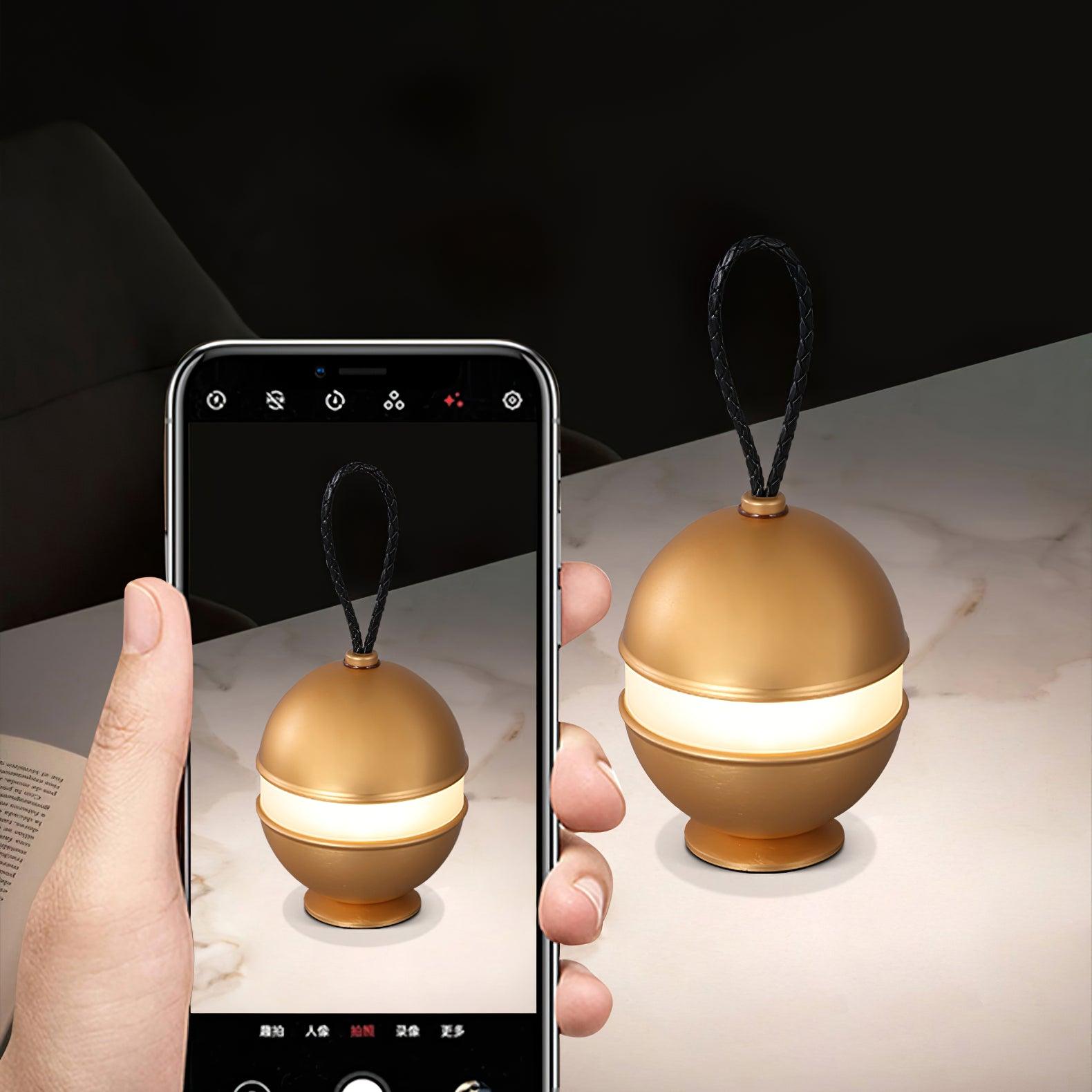 Orbitem Gold Aluminum Table Lamp-Neutral Decor
