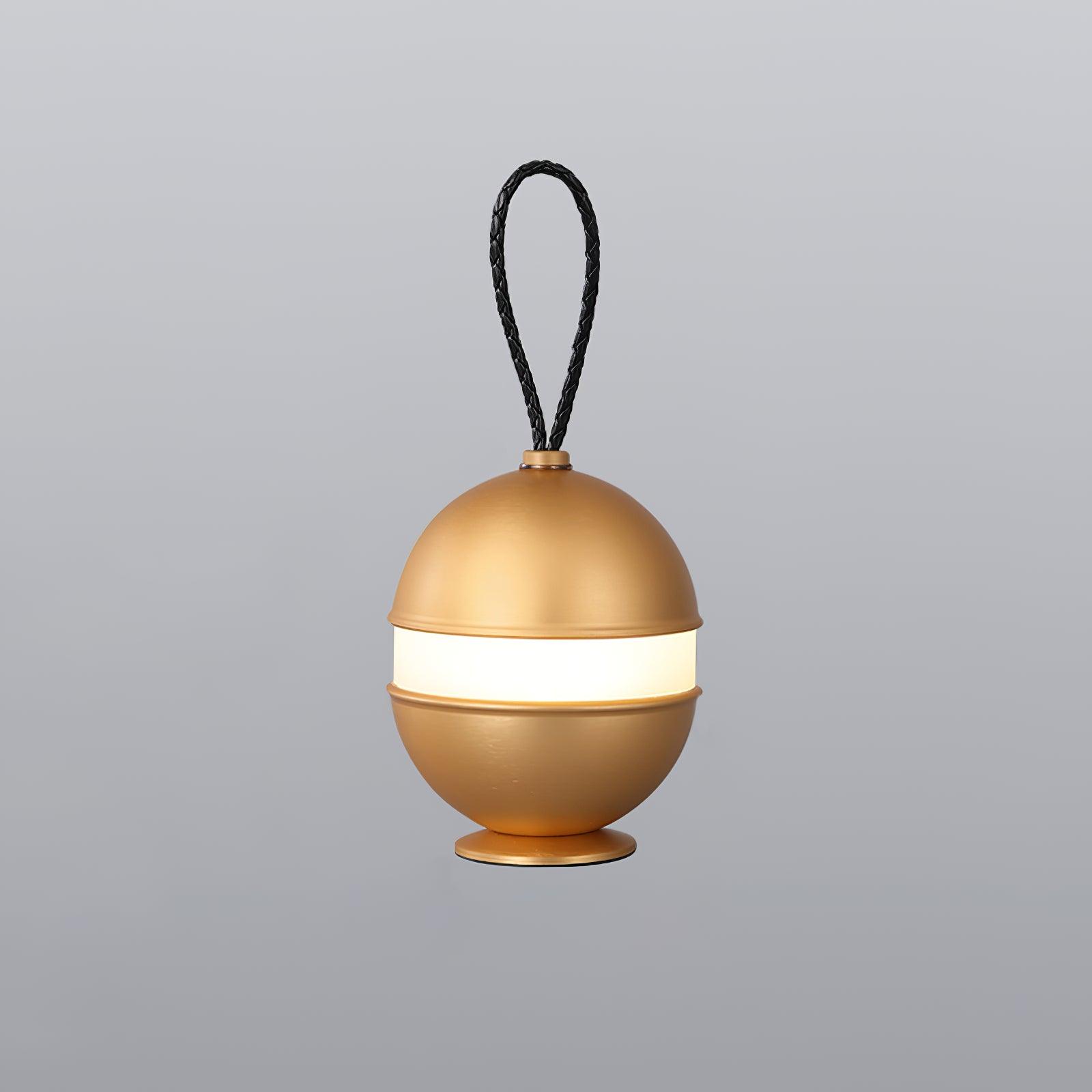 Orbitem Gold Aluminum Table Lamp-Neutral Decor