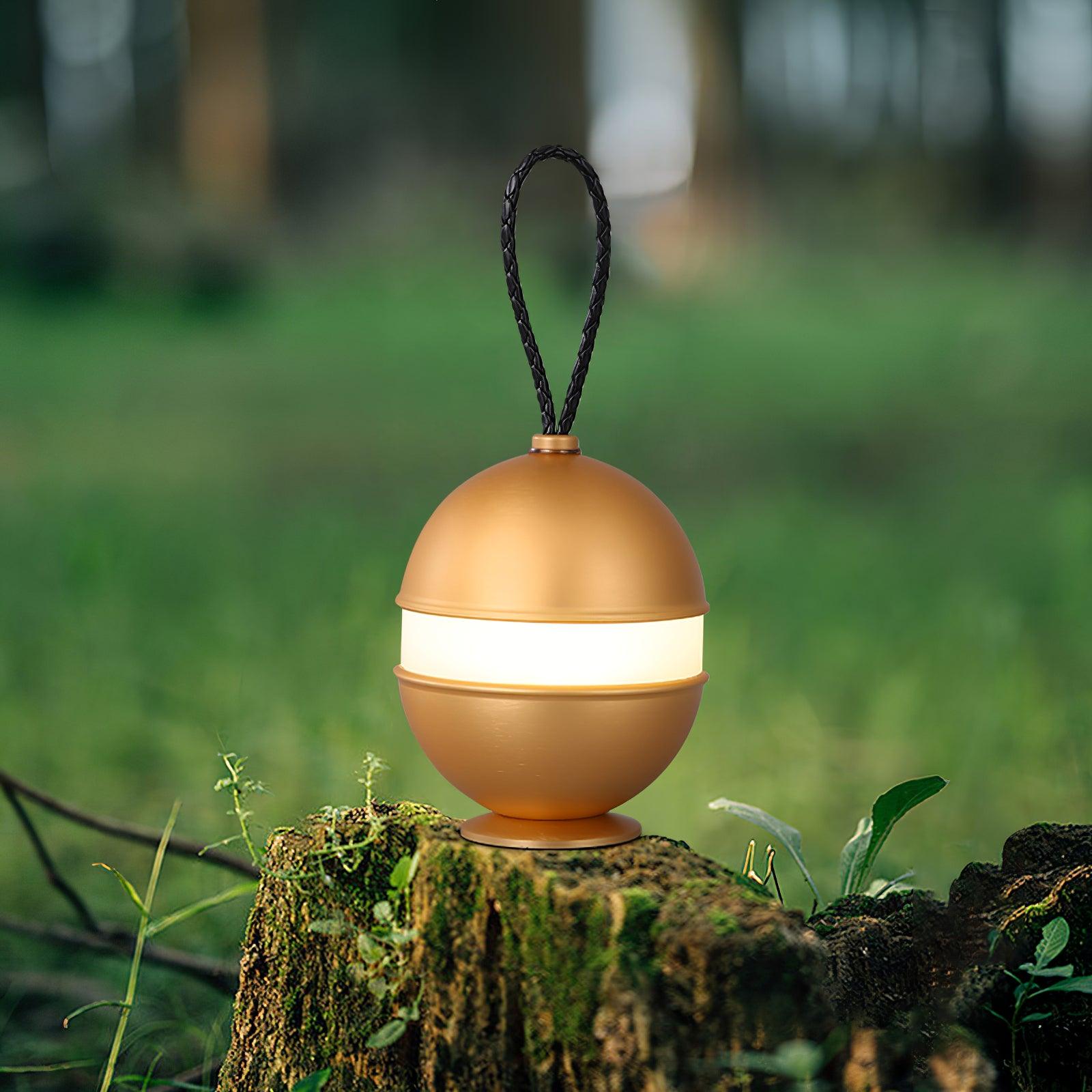 Orbitem Gold Aluminum Table Lamp-Neutral Decor