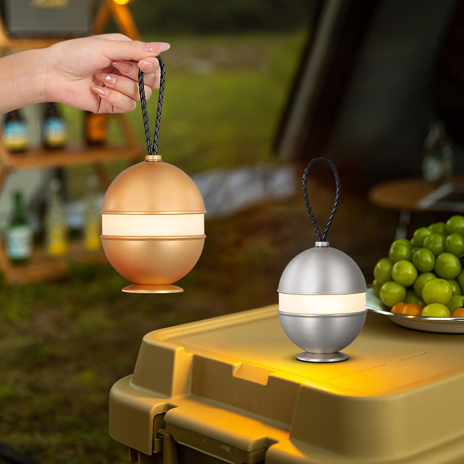 Orbitem Gold Aluminum Table Lamp-Neutral Decor