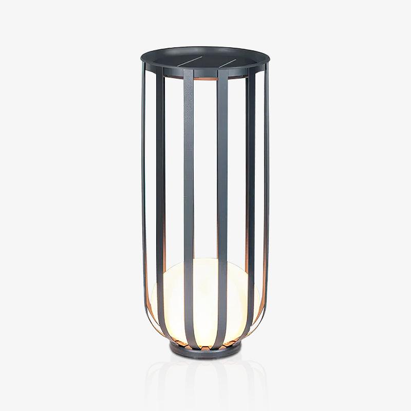 Tera Steel Acrylic Floor Lamp-Neutral Decor