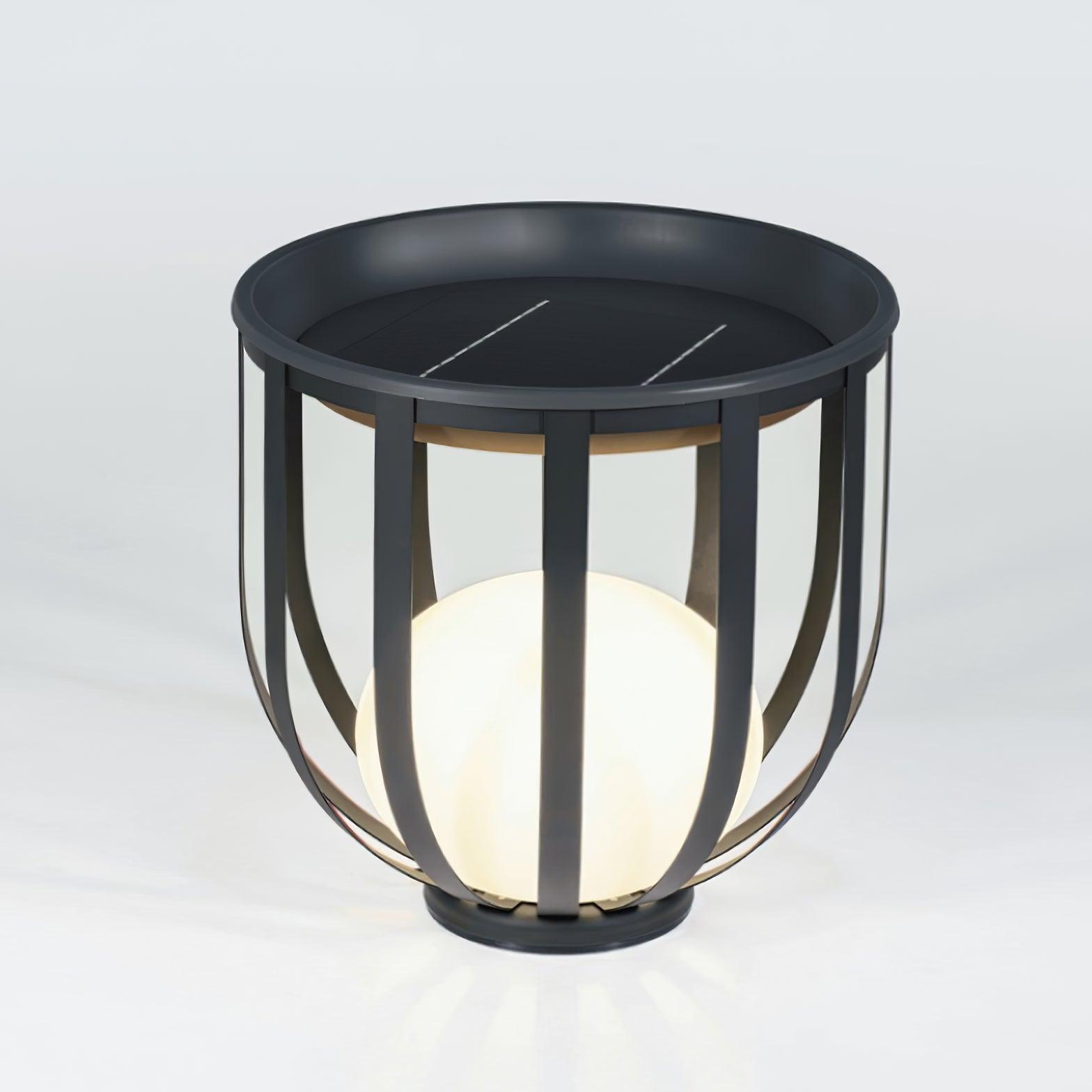 Tera Steel Acrylic Floor Lamp-Neutral Decor