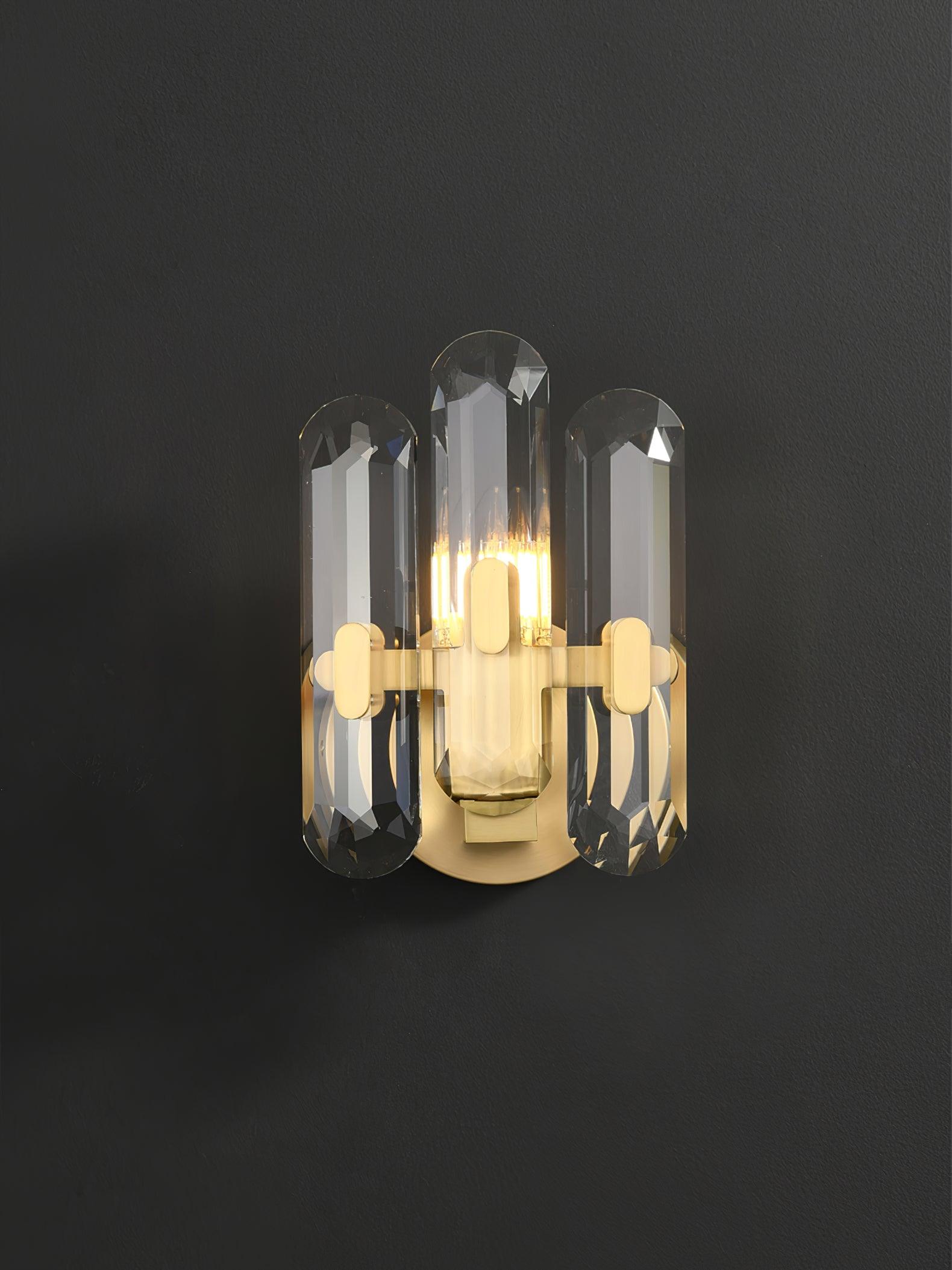 Gevon Postmodern Luxury Crystal Sconce Wall Lamp-Neutral Decor