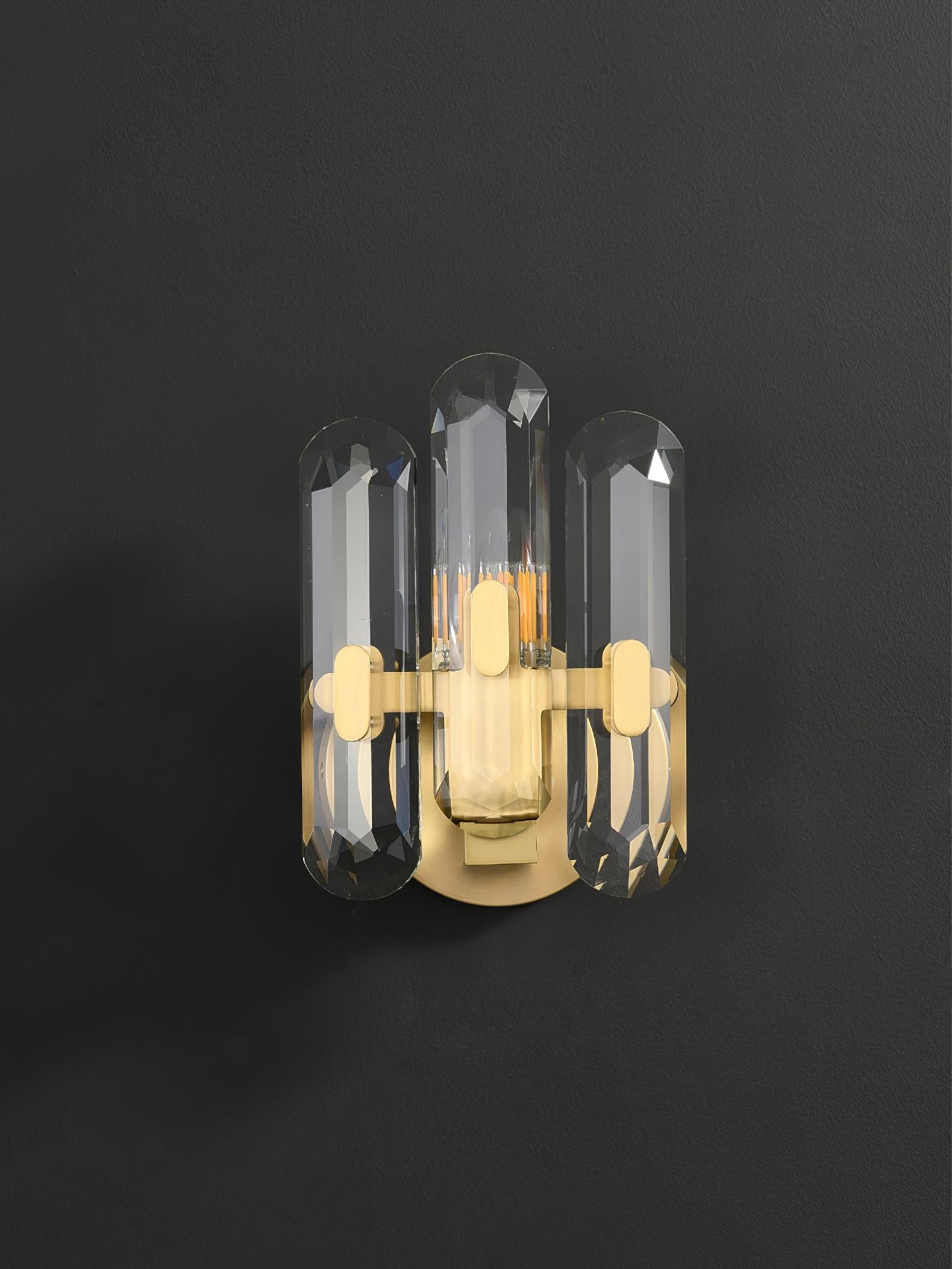 Gevon Postmodern Luxury Crystal Sconce Wall Lamp-Neutral Decor