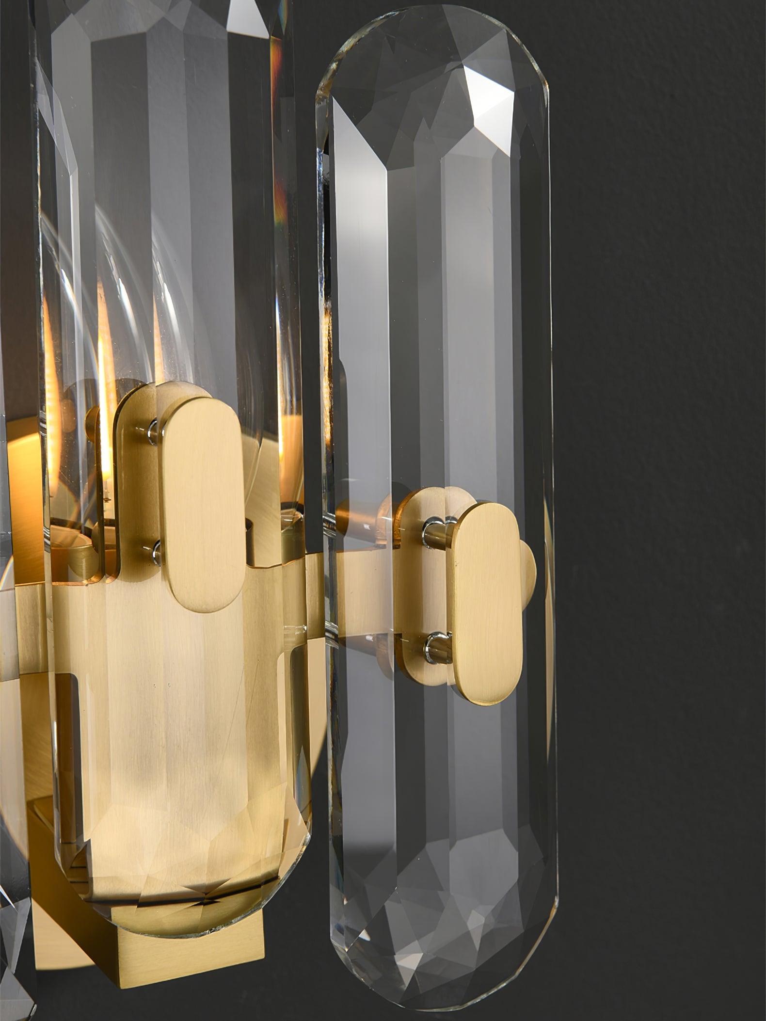Gevon Postmodern Luxury Crystal Sconce Wall Lamp-Neutral Decor